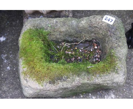 Small limestone trough