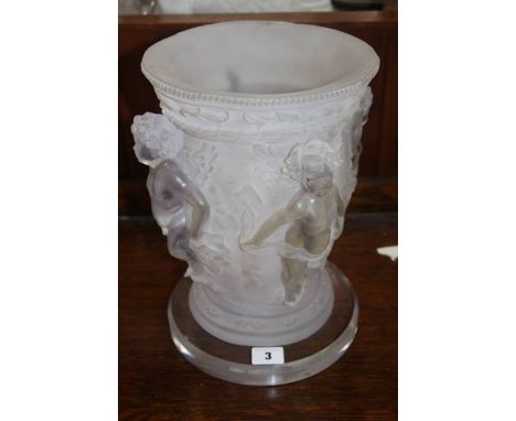 Frosted resin light feature