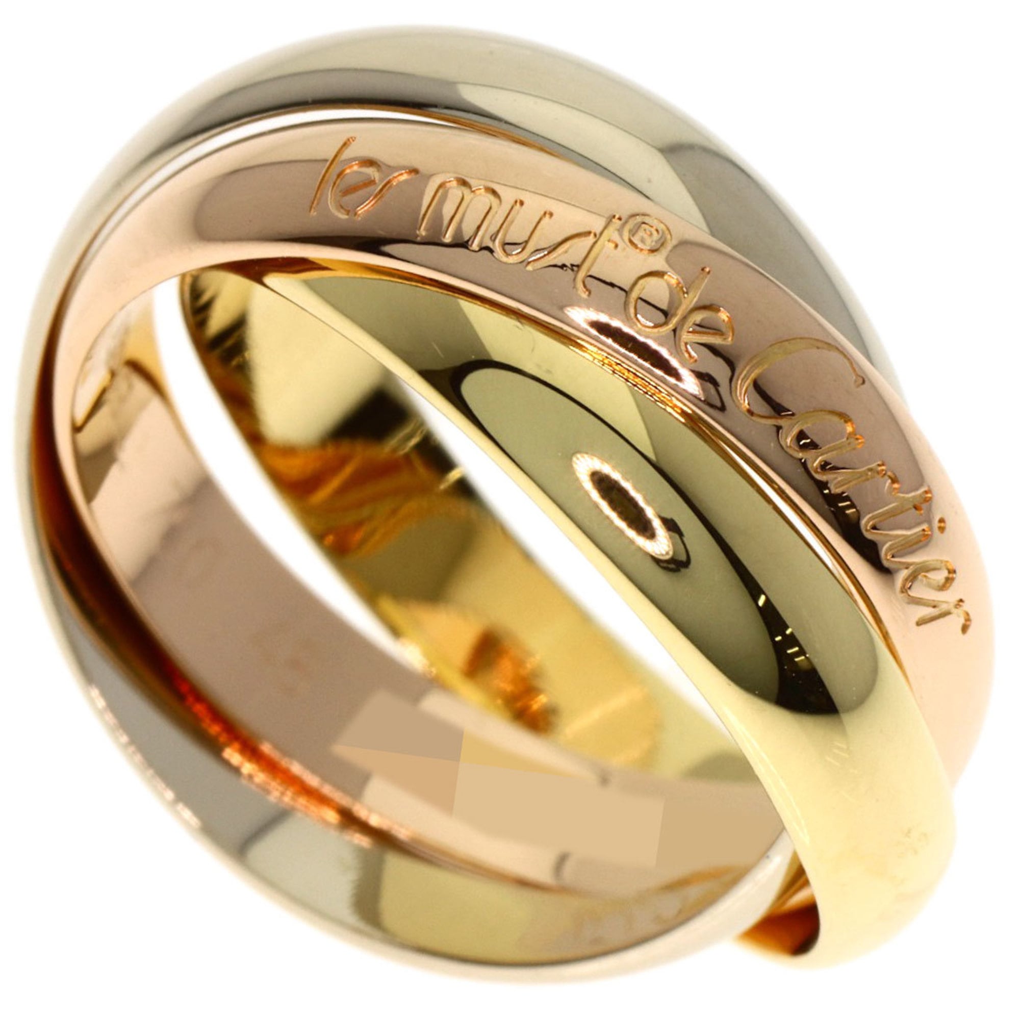 Cartier Trinity #48 Ring - 18K Yellow Gold/18K Pink White Gold Women\'s CARTIER
