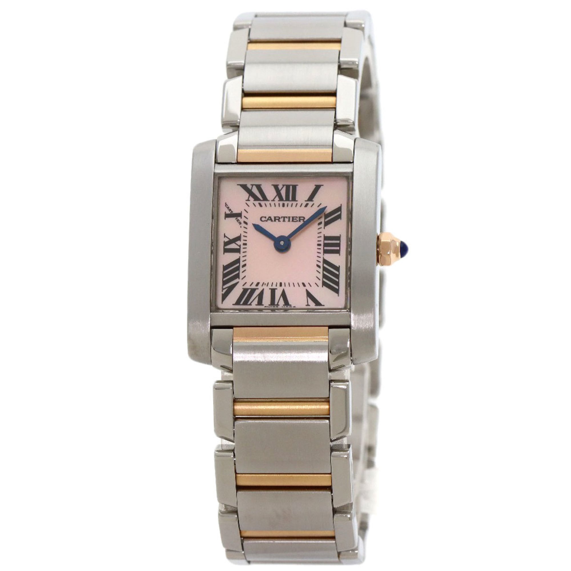 Cartier W51027Q4 Tank Francaise SM Watch Stainless Steel SSxK18PG Ladies CARTIER