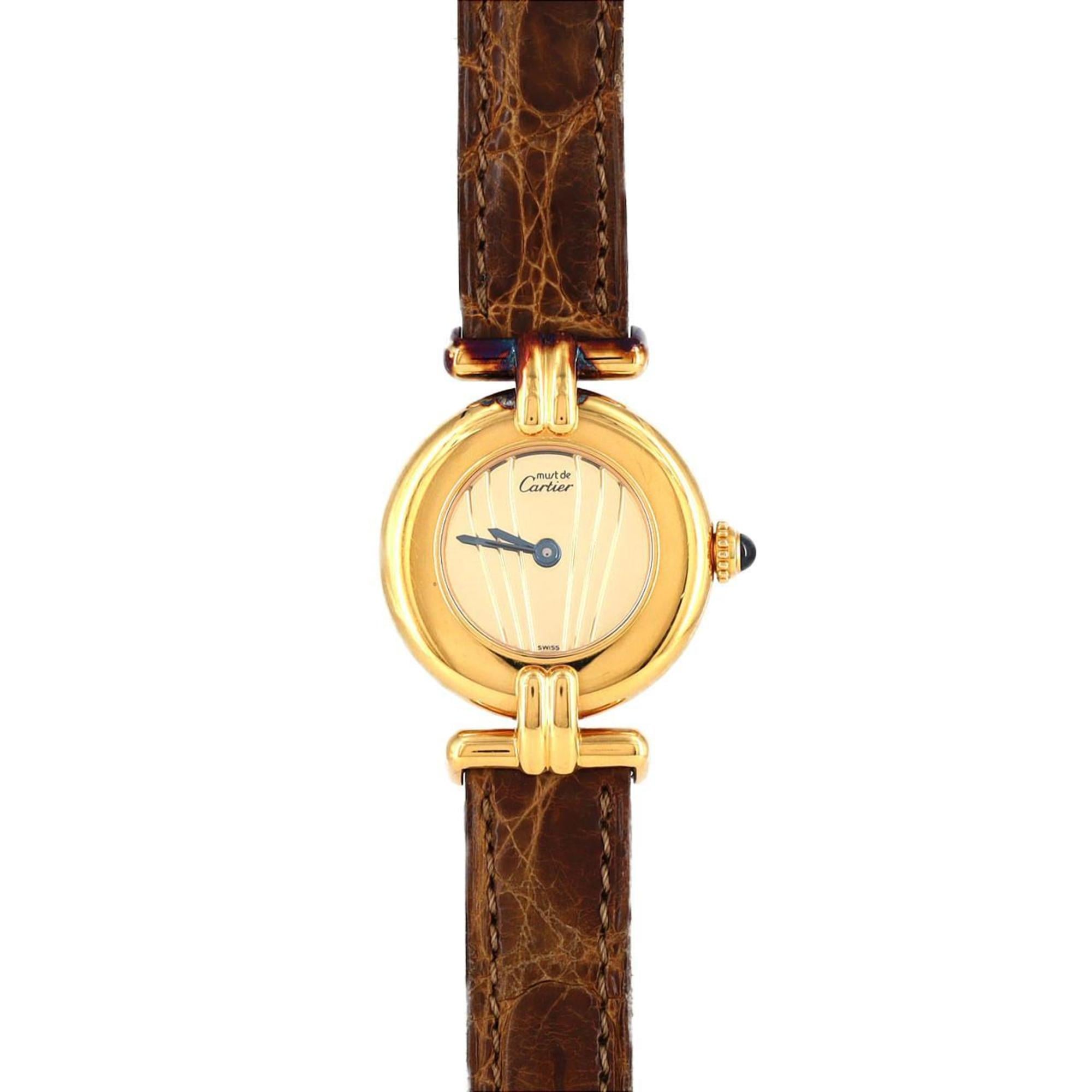 Cartier Must ColiesŽe SM GP Quartz Watch