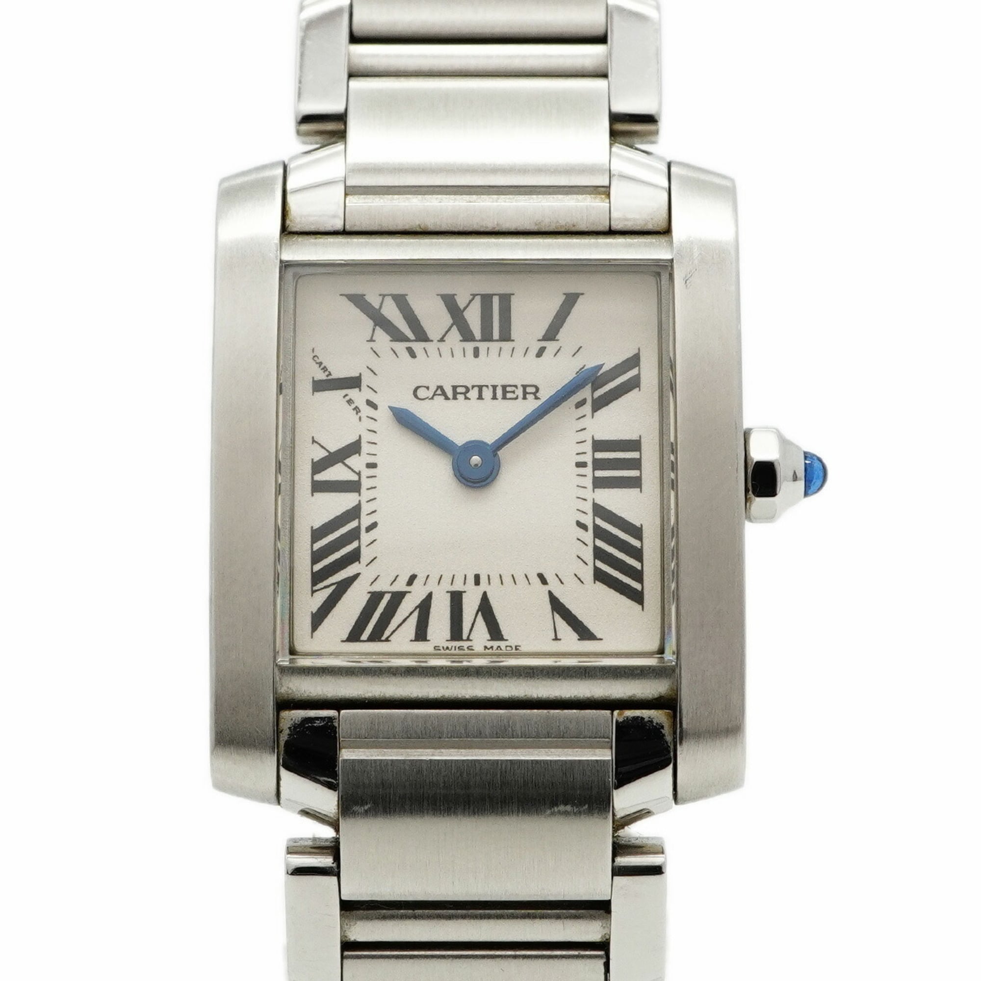 Cartier Tank Franaise SM W51008Q3 White Dial Women\'s Watch