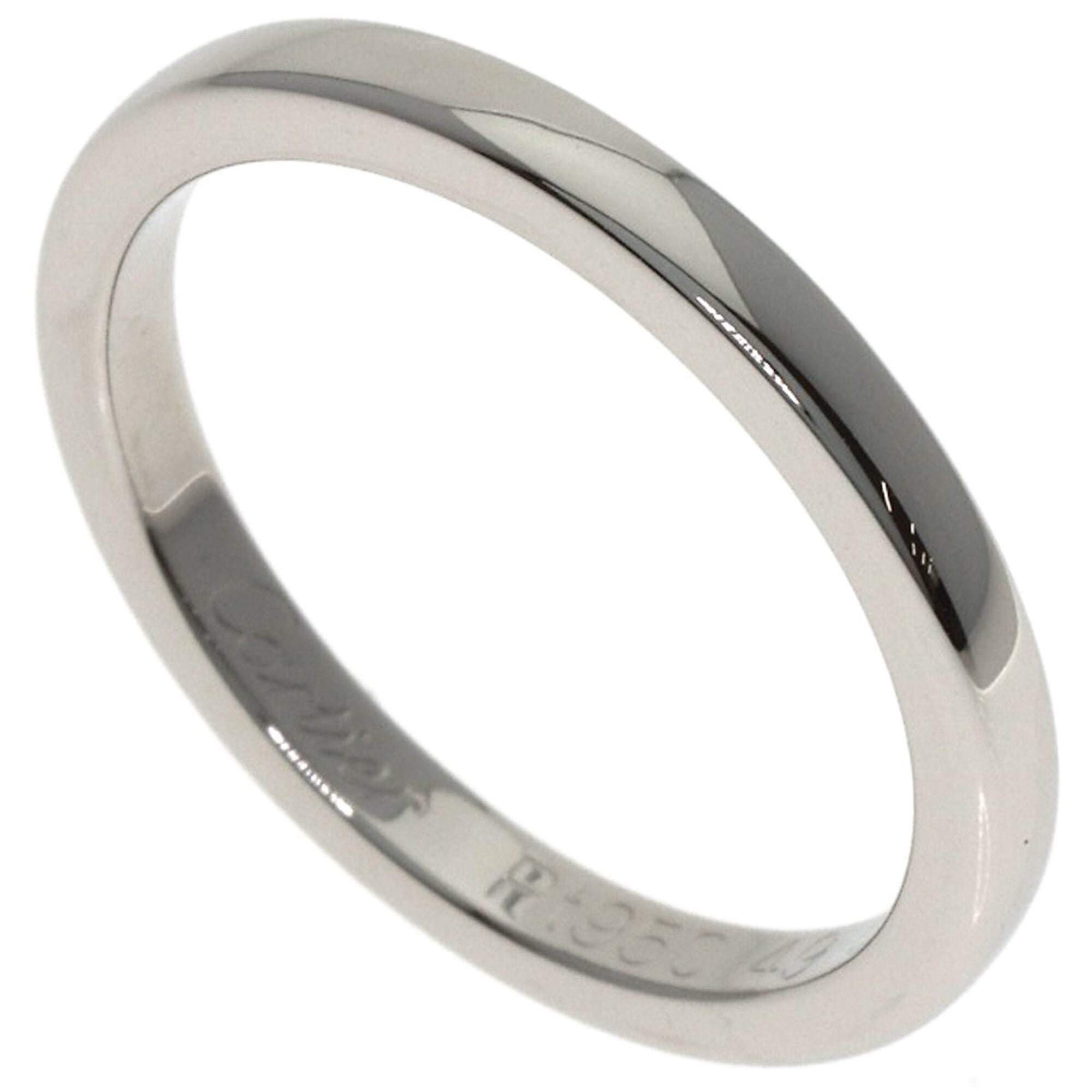 Cartier Wedding Ring #49, Platinum PT950, Women\'s, CARTIER