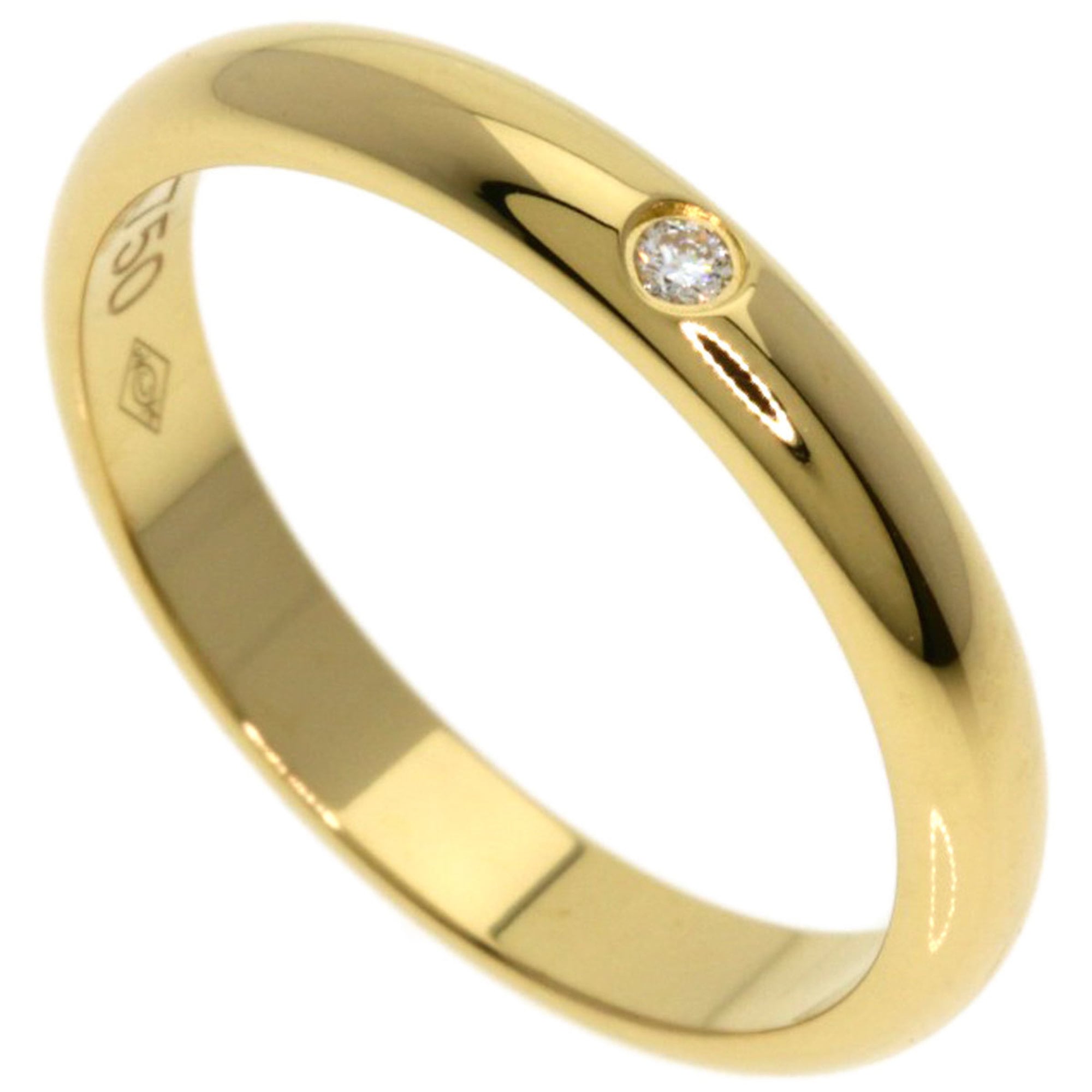 Cartier Wedding Band, 1 Diamond, #46, 18K Yellow Gold, Women\'s, CARTIER
