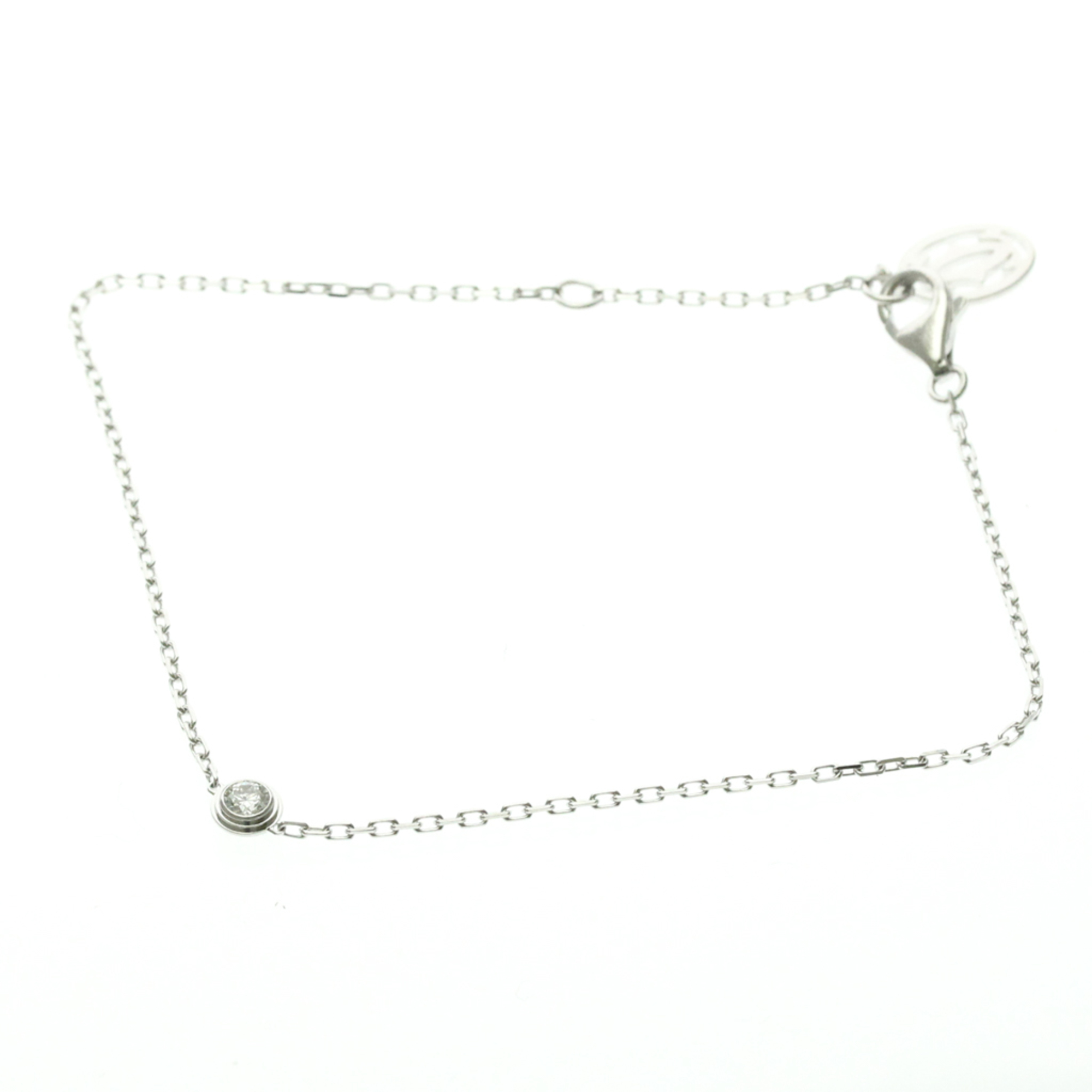 Cartier D\'Amour Bracelet SM White Gold (18K) Diamond Charm Bracelet Silver