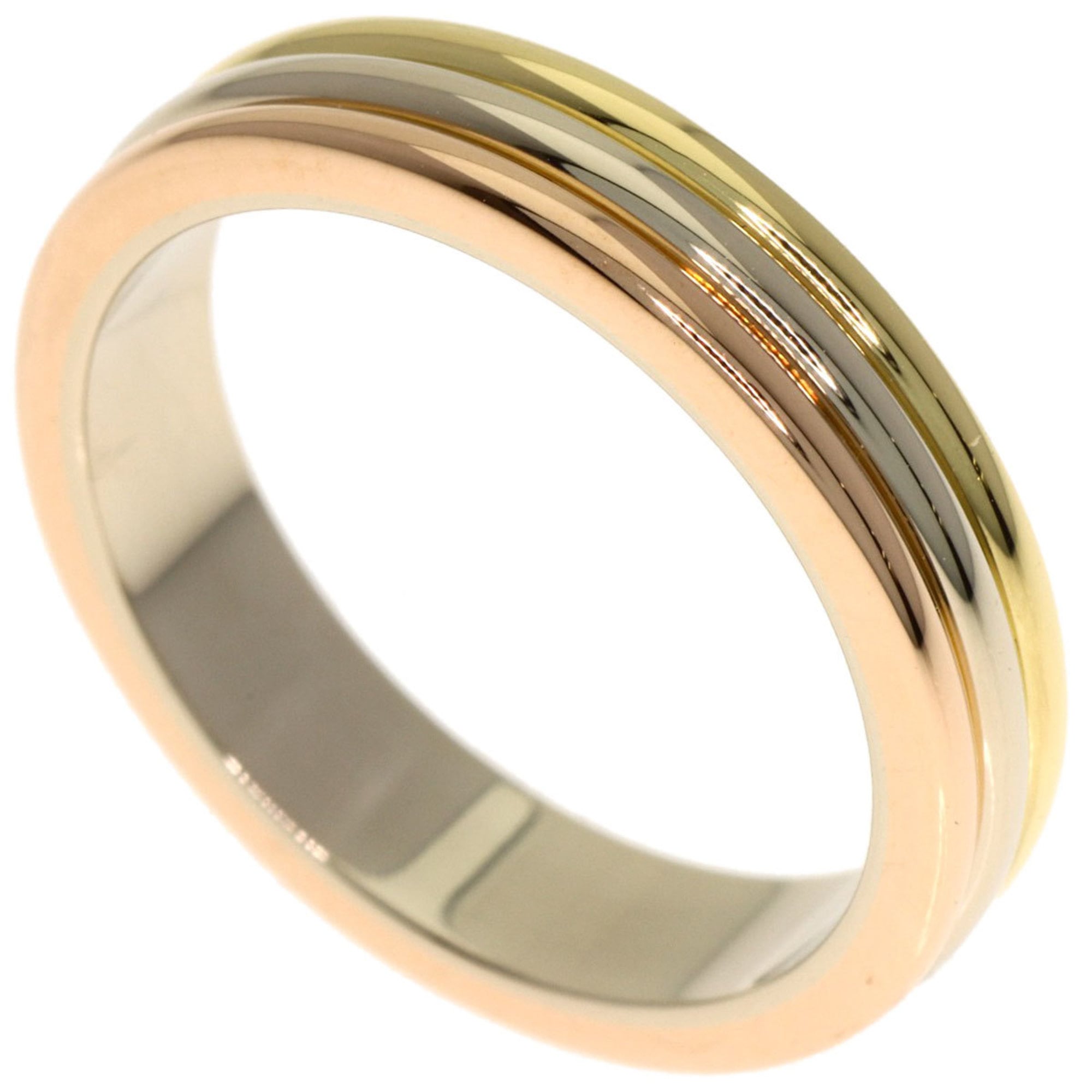 Cartier 3-Color #50 Ring in 18K Yellow Gold (18KPG/18KWG) for Women