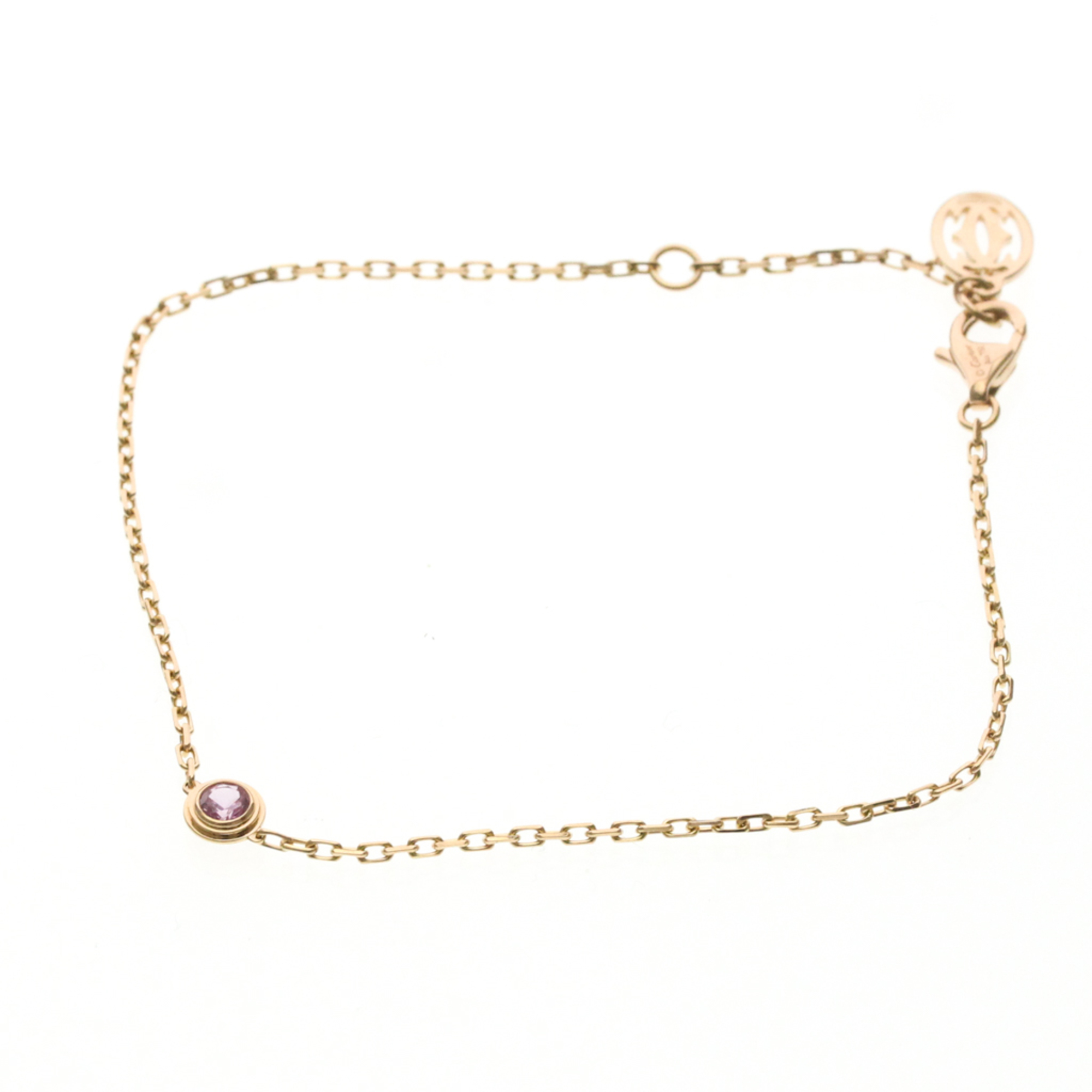 Cartier D\'Amour Pink Sapphire Bracelet Pink Gold (18K) Sapphire Charm Bracelet Pink Gold