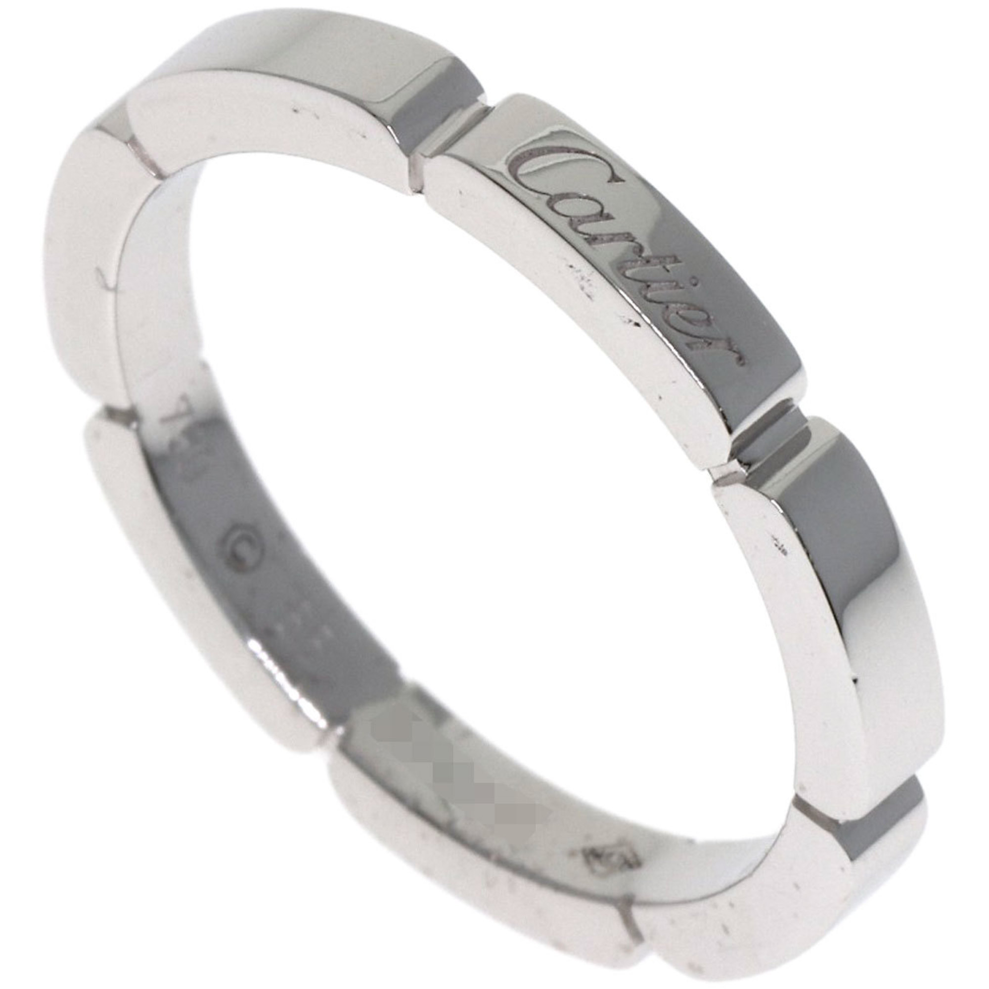 Cartier Maillon Panthre #55 Ring in 18K White Gold for Women