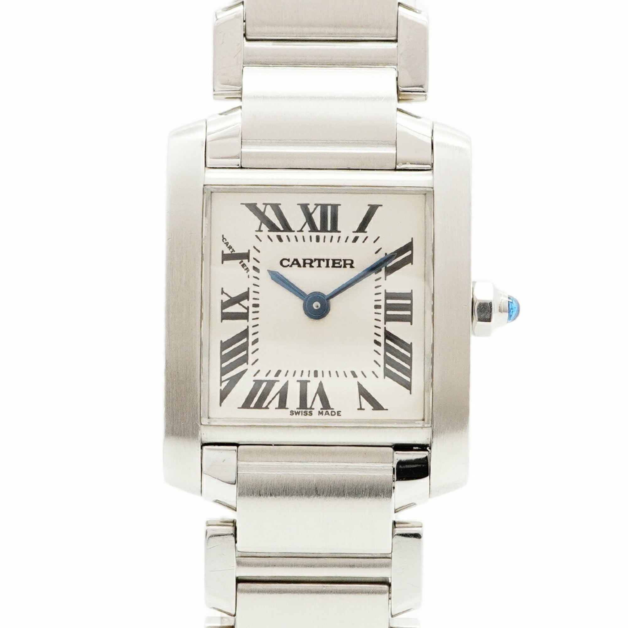 Cartier Tank Franaise SM W51008Q3 Ivory Dial Women\'s Watch