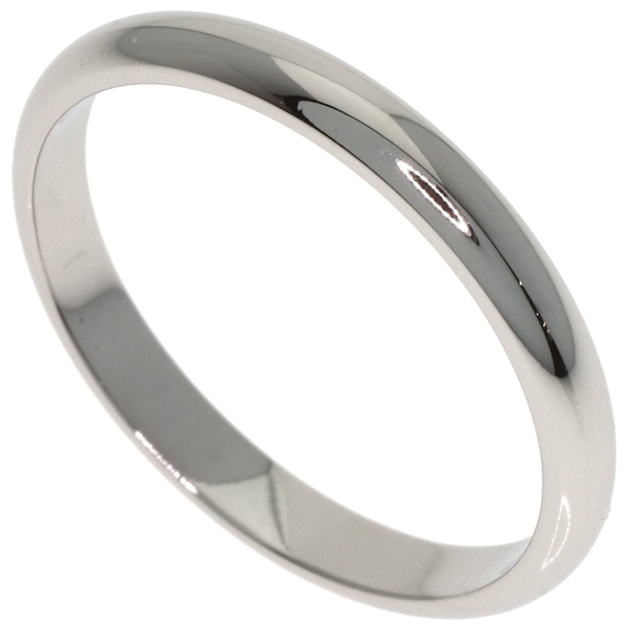 Cartier Wedding Ring #52, Platinum PT950, Women\'s, CARTIER