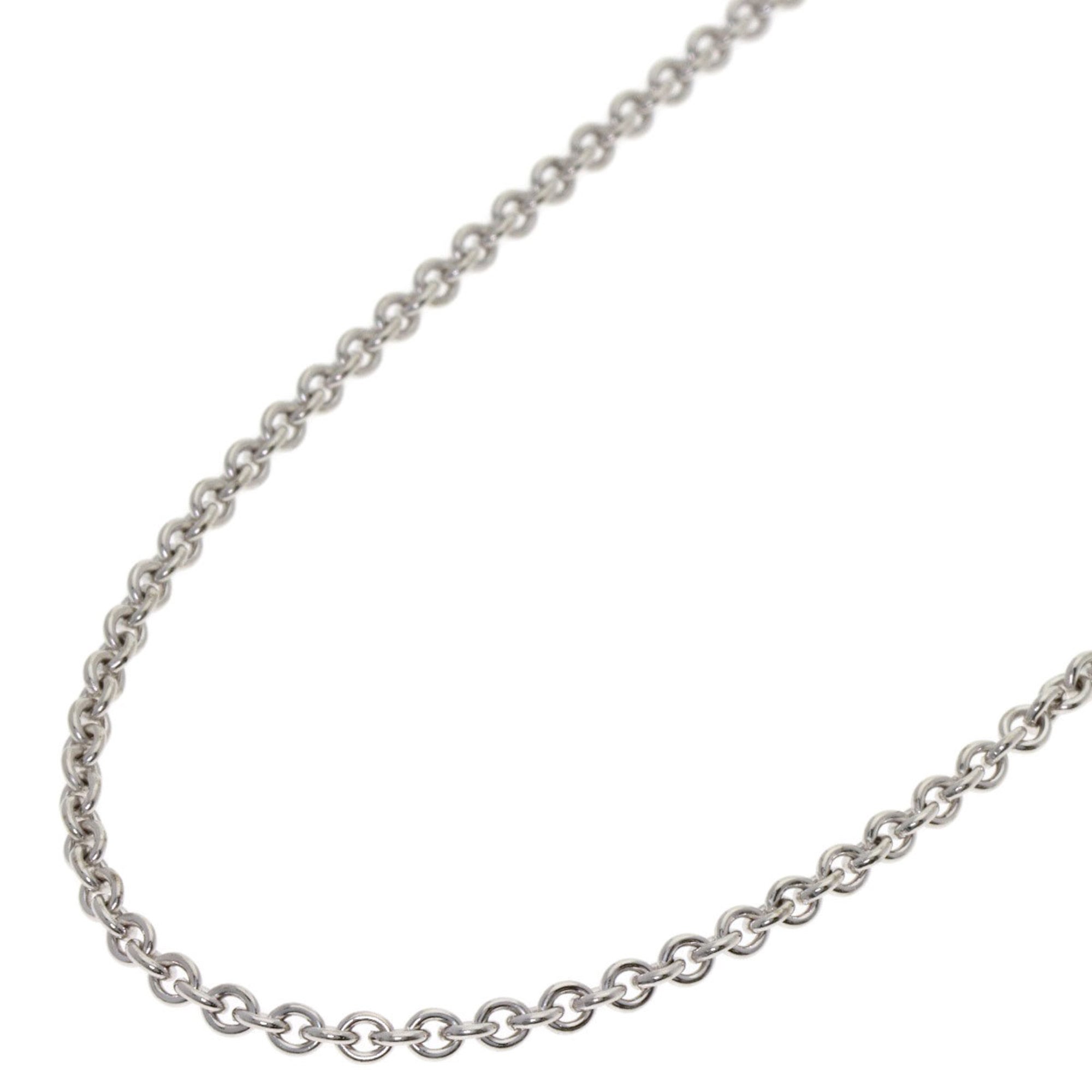 Cartier Chain 42cm Necklace 18K White Gold Women\'s CARTIER
