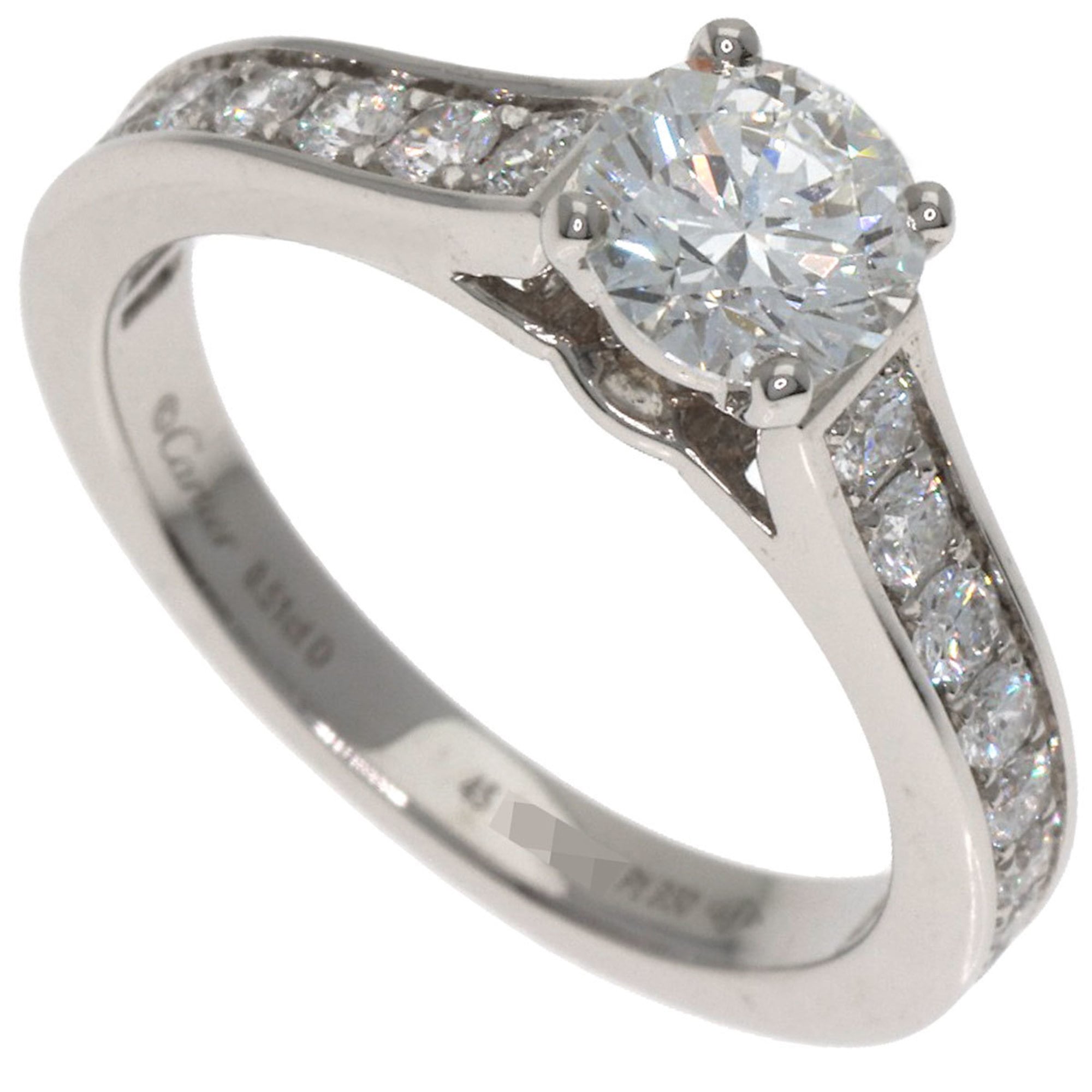 Cartier Solitaire Diamond #45 Ring in Platinum PT950 for Women