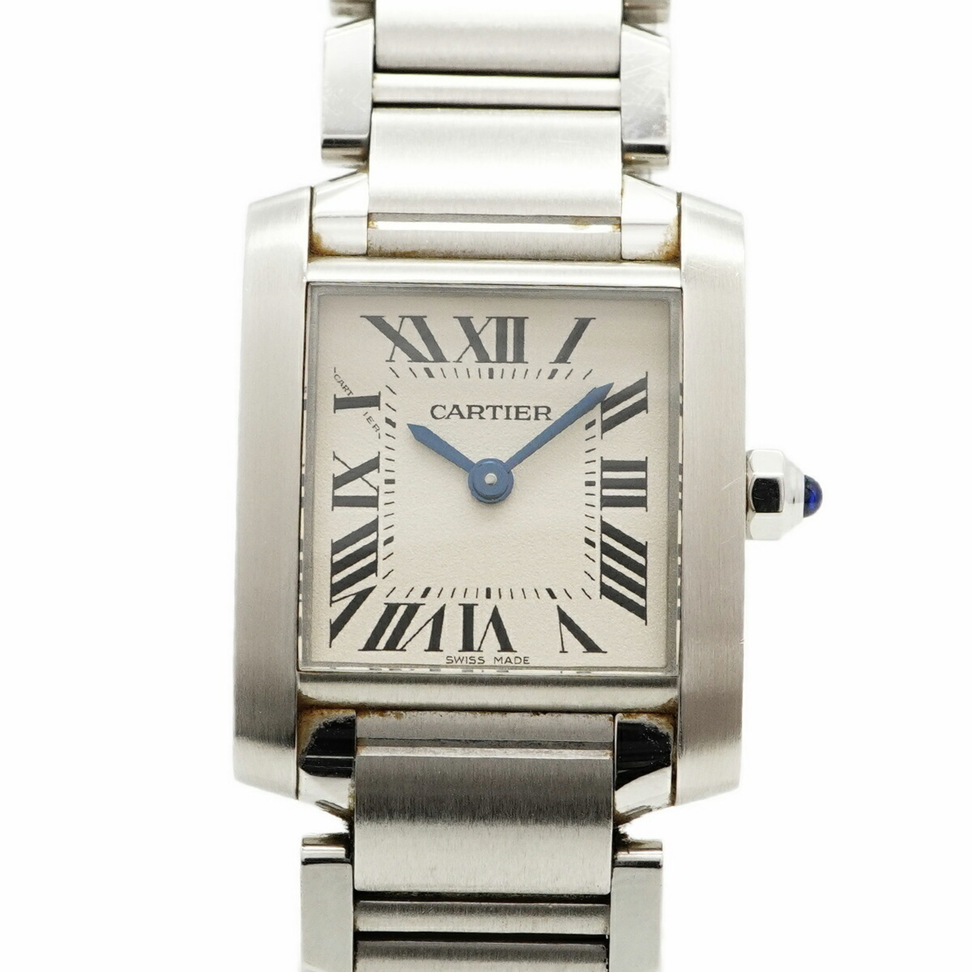 Cartier Tank Franaise SM W51008Q3 Ivory Dial Women\'s Watch