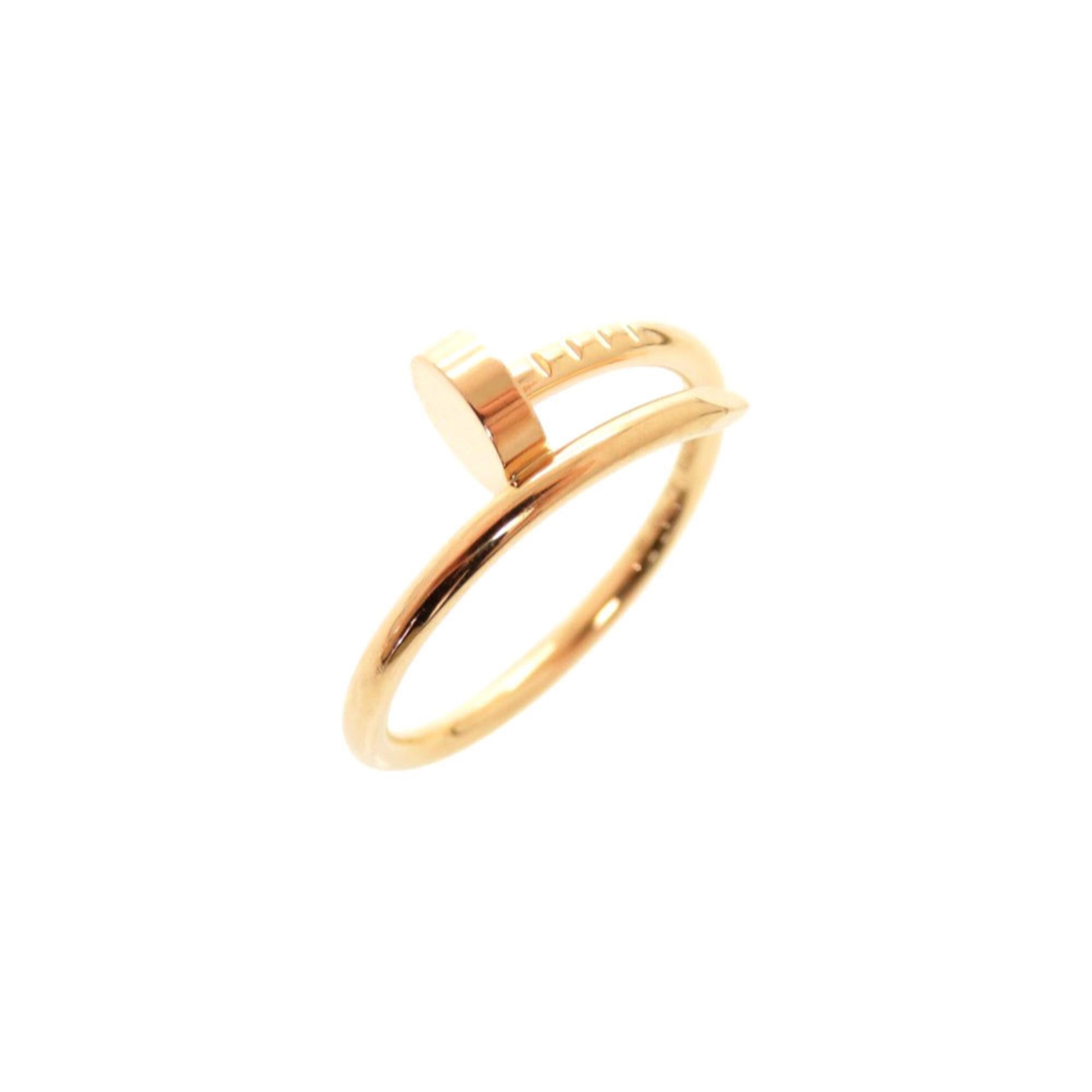 Like New Cartier Juste un Clou Small #52 18KPG 750PG Pink Gold Ring Jewelry 0128CARTIER
