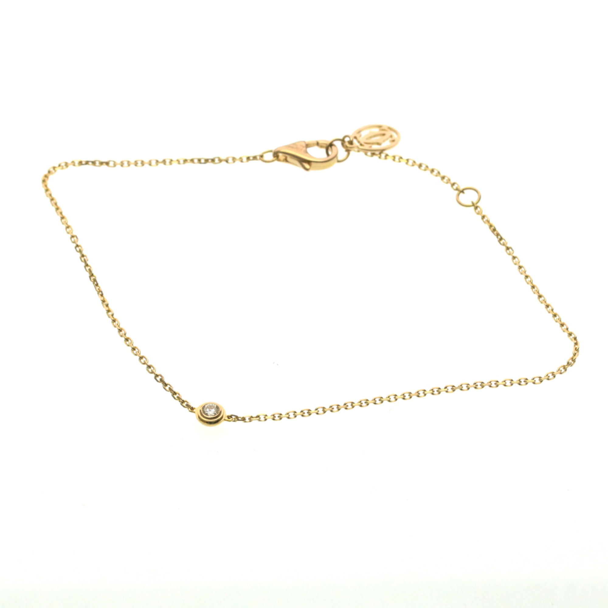 Cartier D\'Amour Bracelet XS Pink Gold (18K) Diamond Charm Bracelet Pink Gold