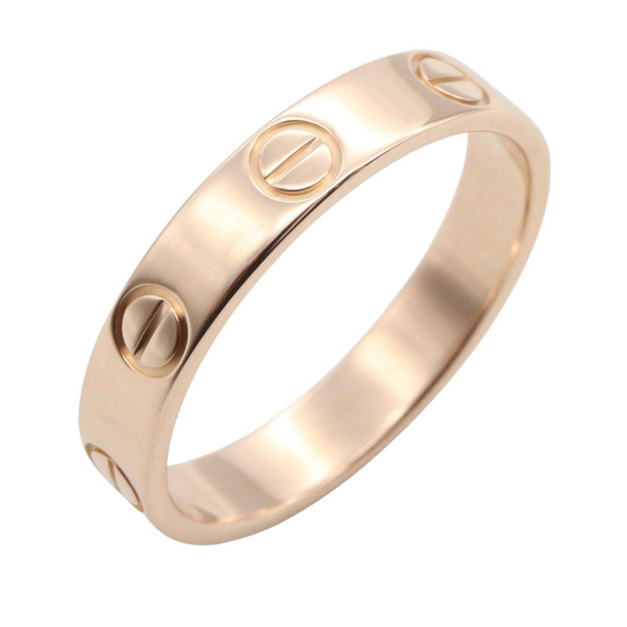 Cartier Mini Love Ring, 18K Pink Gold (PG), Women\'s Jewelry, Tone