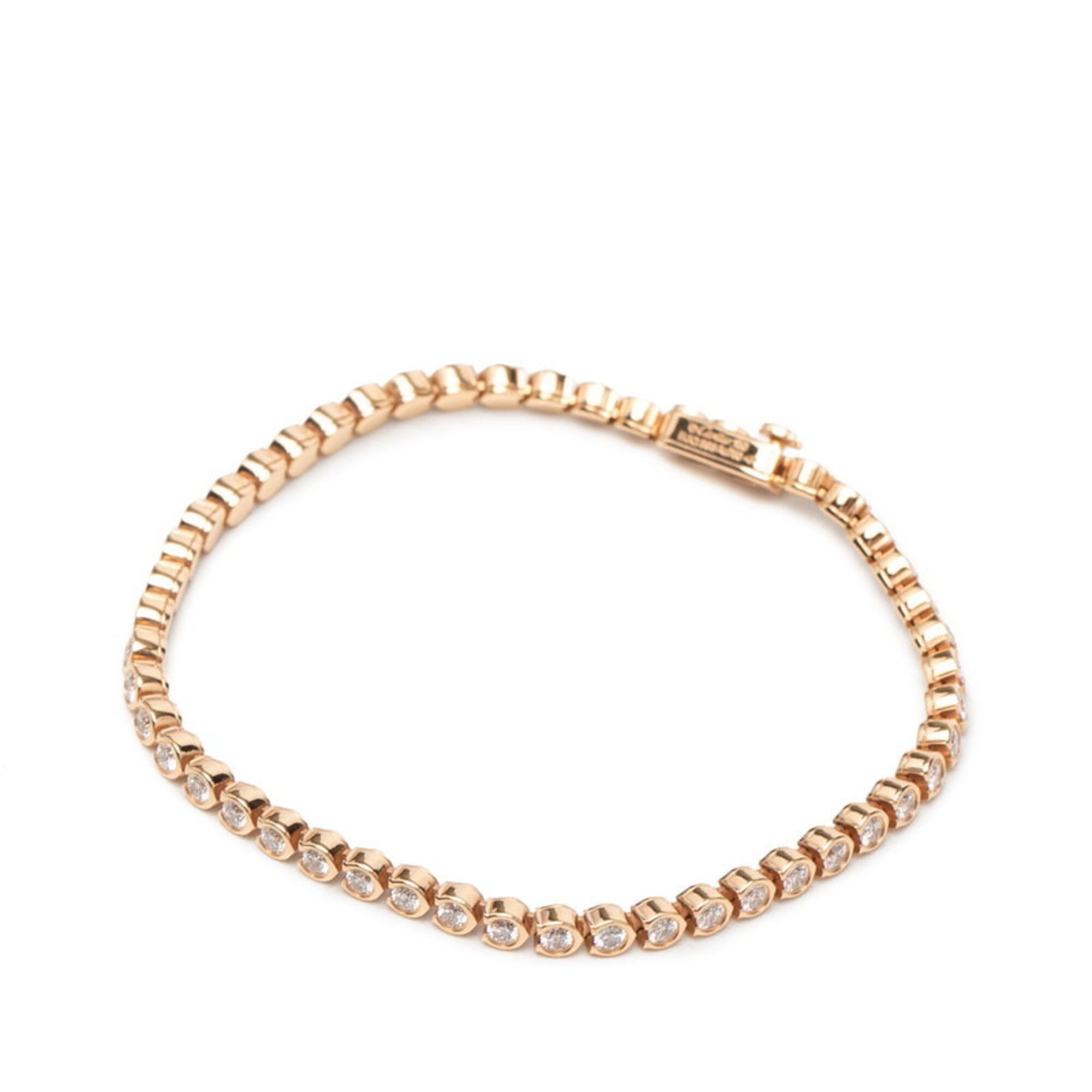 Cartier CRN6703315 18KPG Pink Gold Au750 Diamond Essential C de Bracelet for Women CARTIER