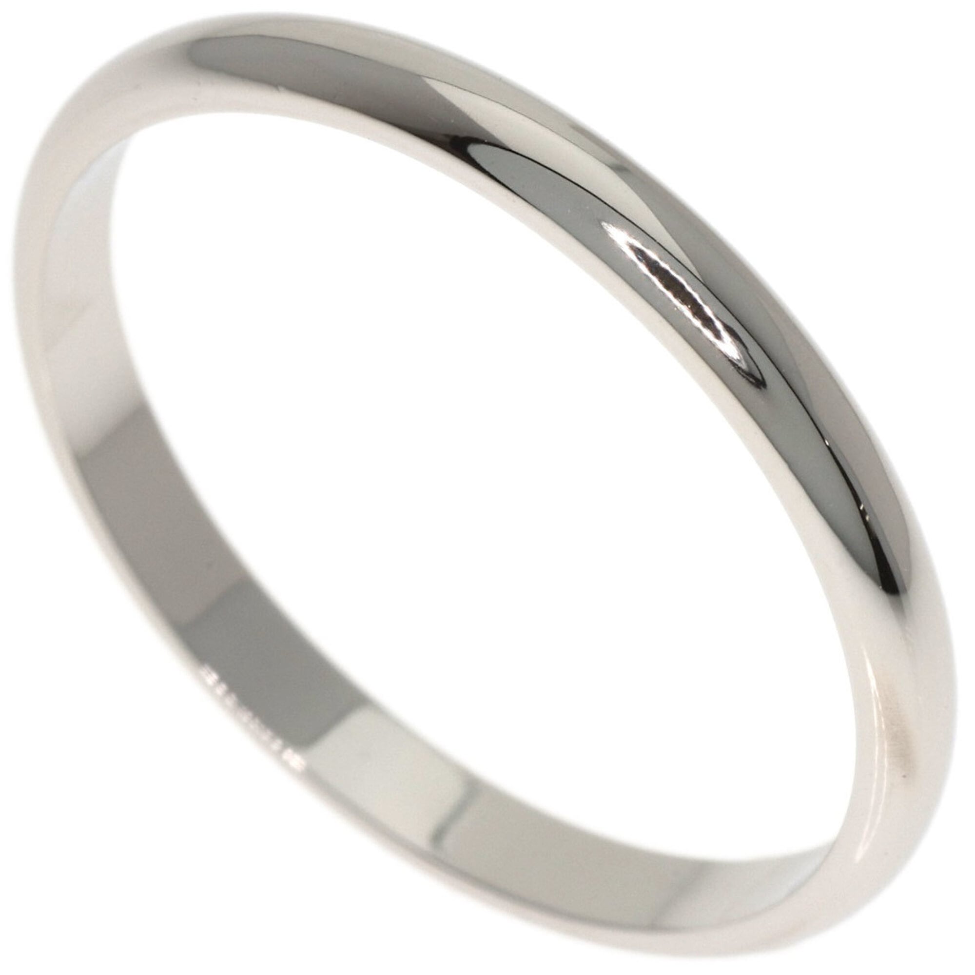Cartier 1895 Wedding Ring #60 Platinum PT950 Women\'s CARTIER