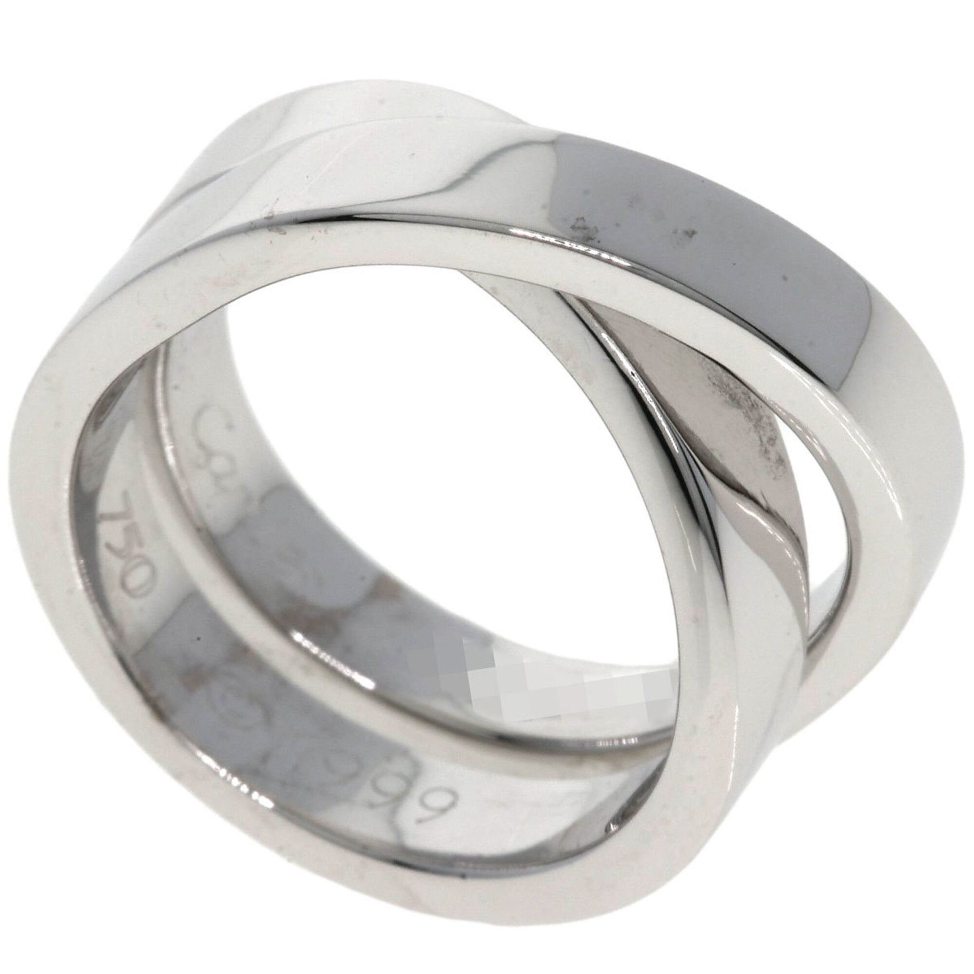 Cartier Paris Ring #51, 18K White Gold, Women\'s Ring, CARTIER