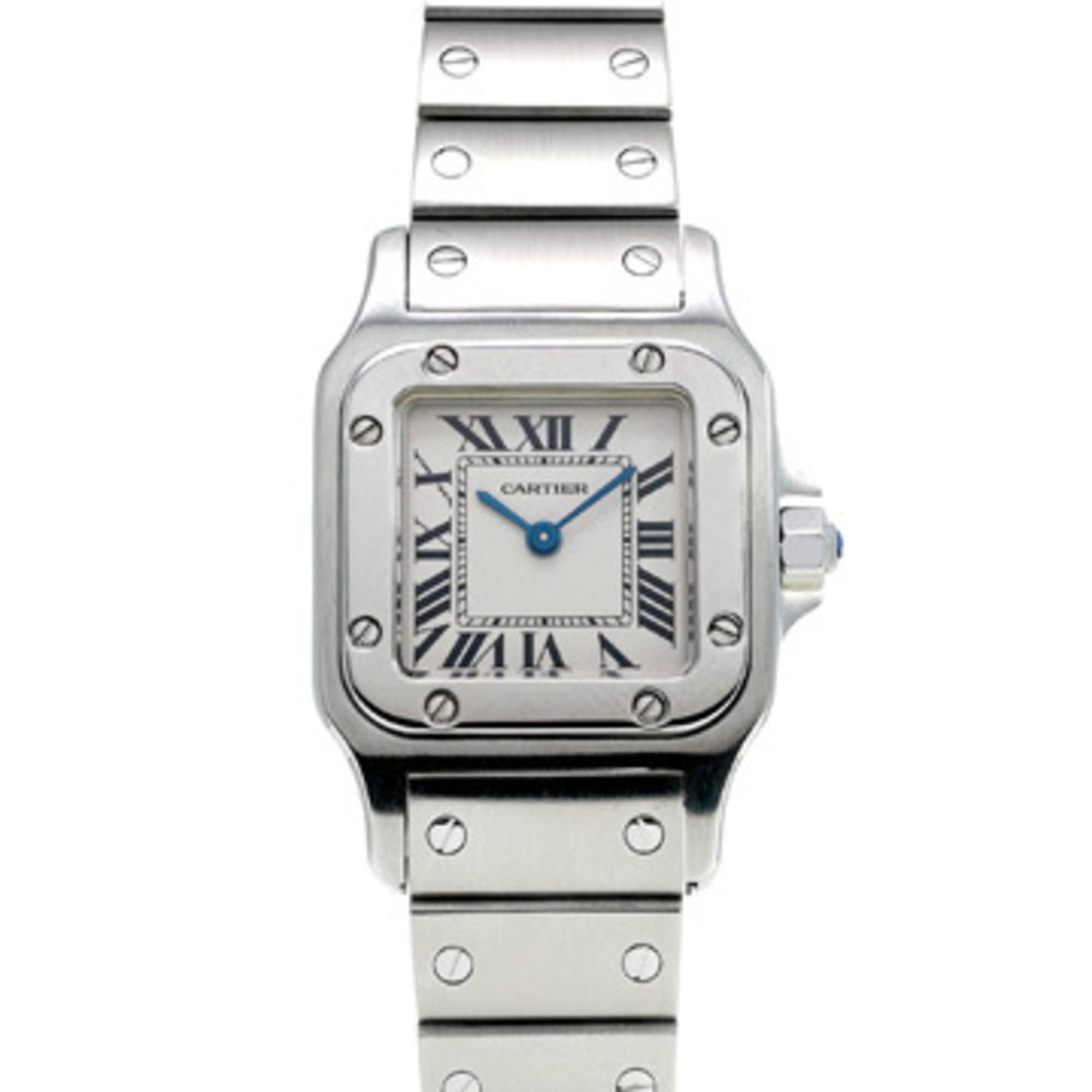 Cartier Santos Galbee SM W20056D6 White Women\'s Quartz Watch (Pre-owned) - Ginzo