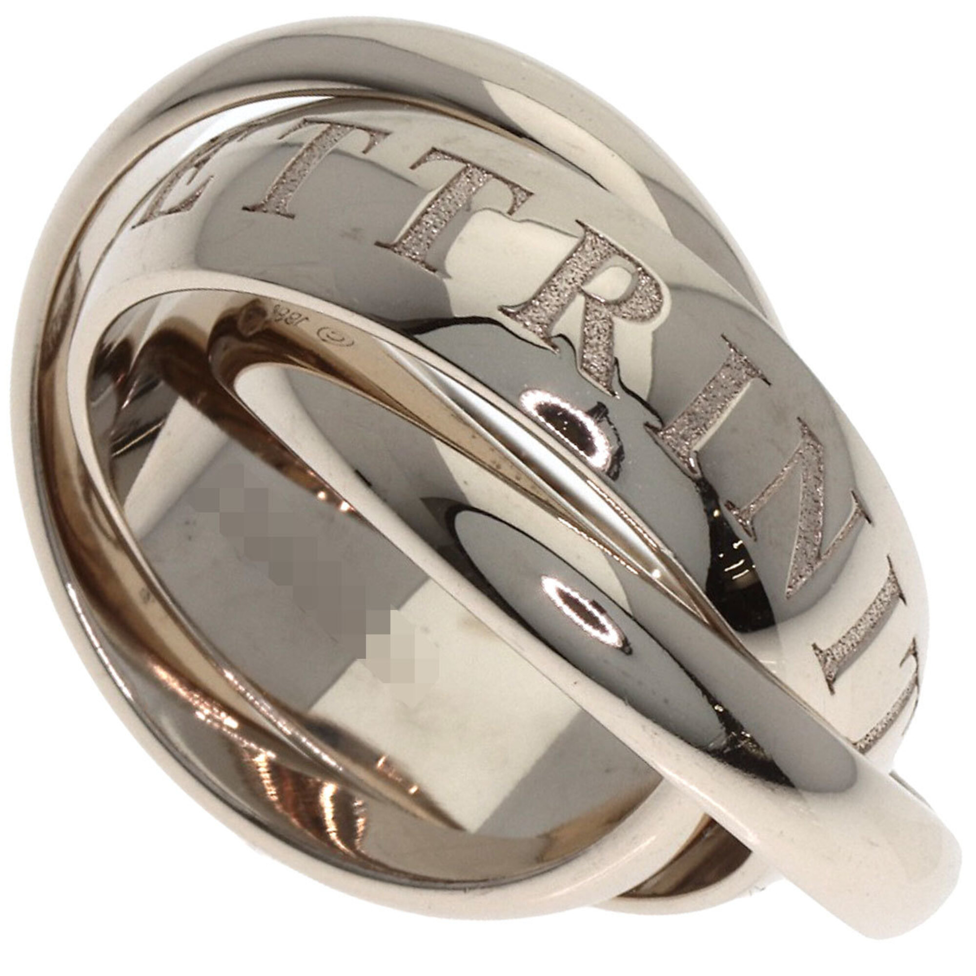 Cartier Trinity 1998 Christmas Limited Edition #46 Ring, 18K White Gold, Women\'s, CARTIER
