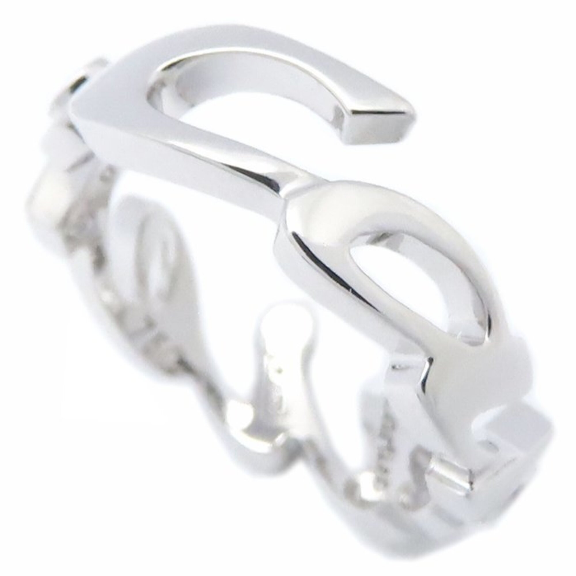 CARTIER Signature Ring, Size #50, 18K White Gold, Women\'s, Item No. 295237
