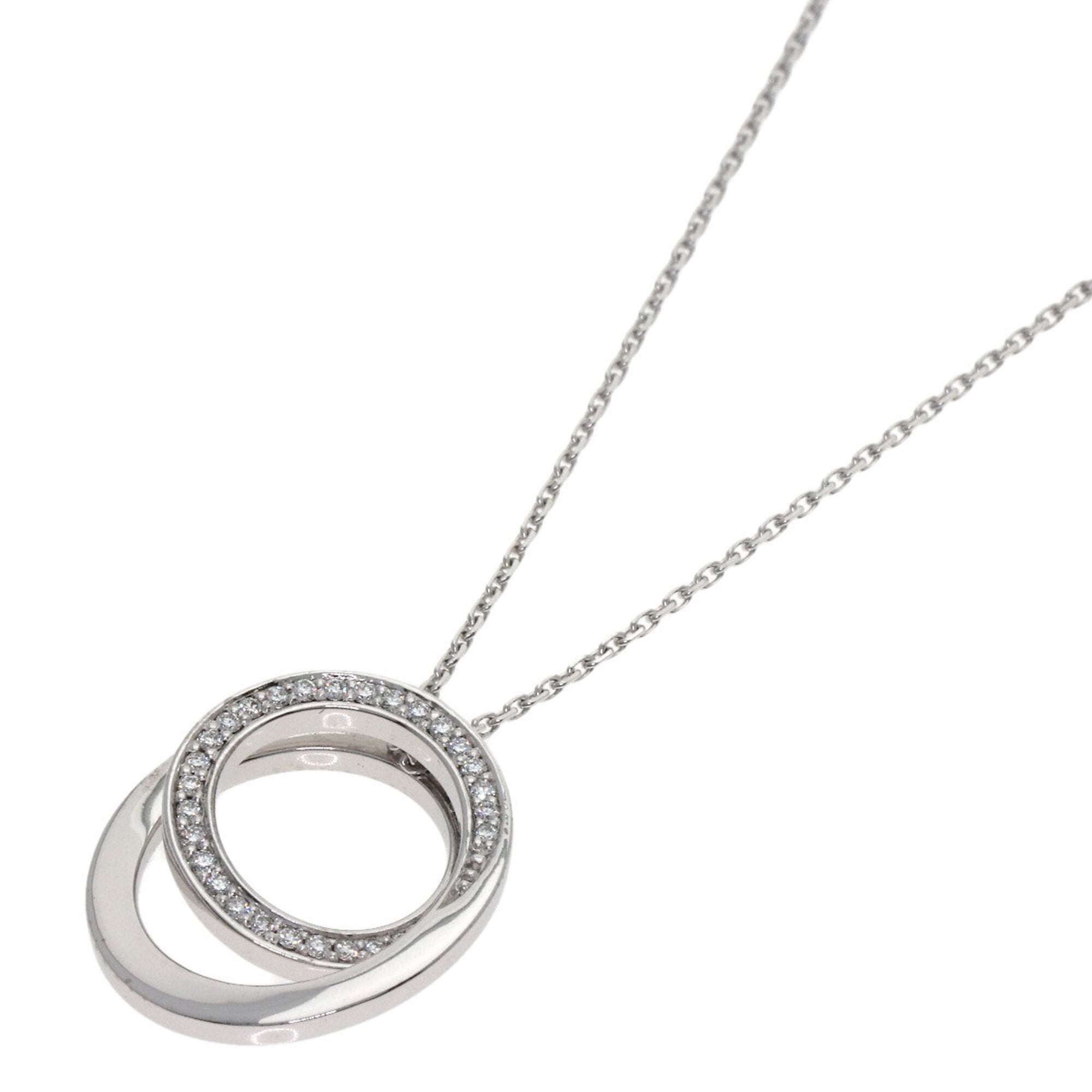 Cartier Etincelle Diamond Necklace 18K White Gold Women\'s CARTIER