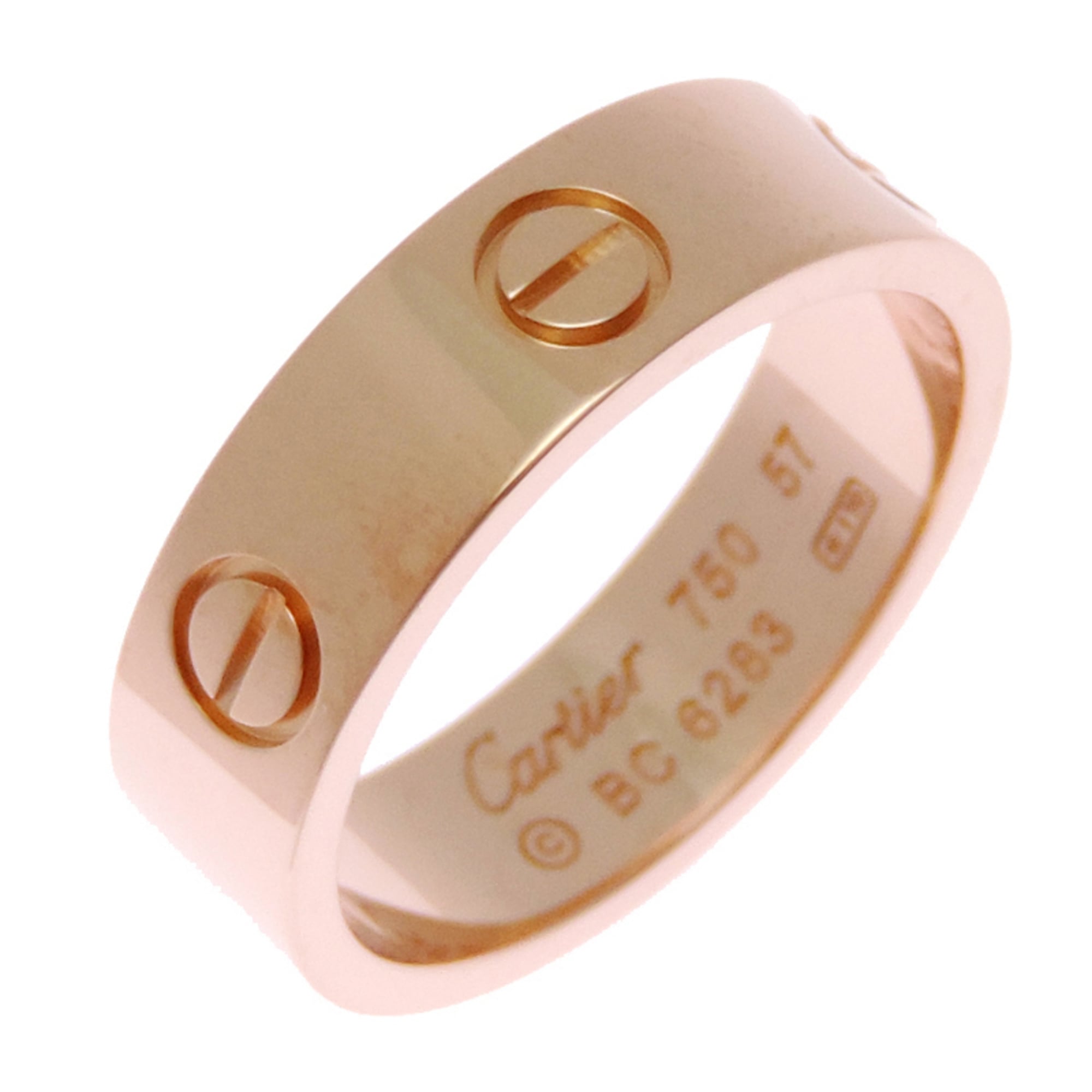 Cartier Love Ring #57 Women\'s and Men\'s CR4047157 750 Pink Gold