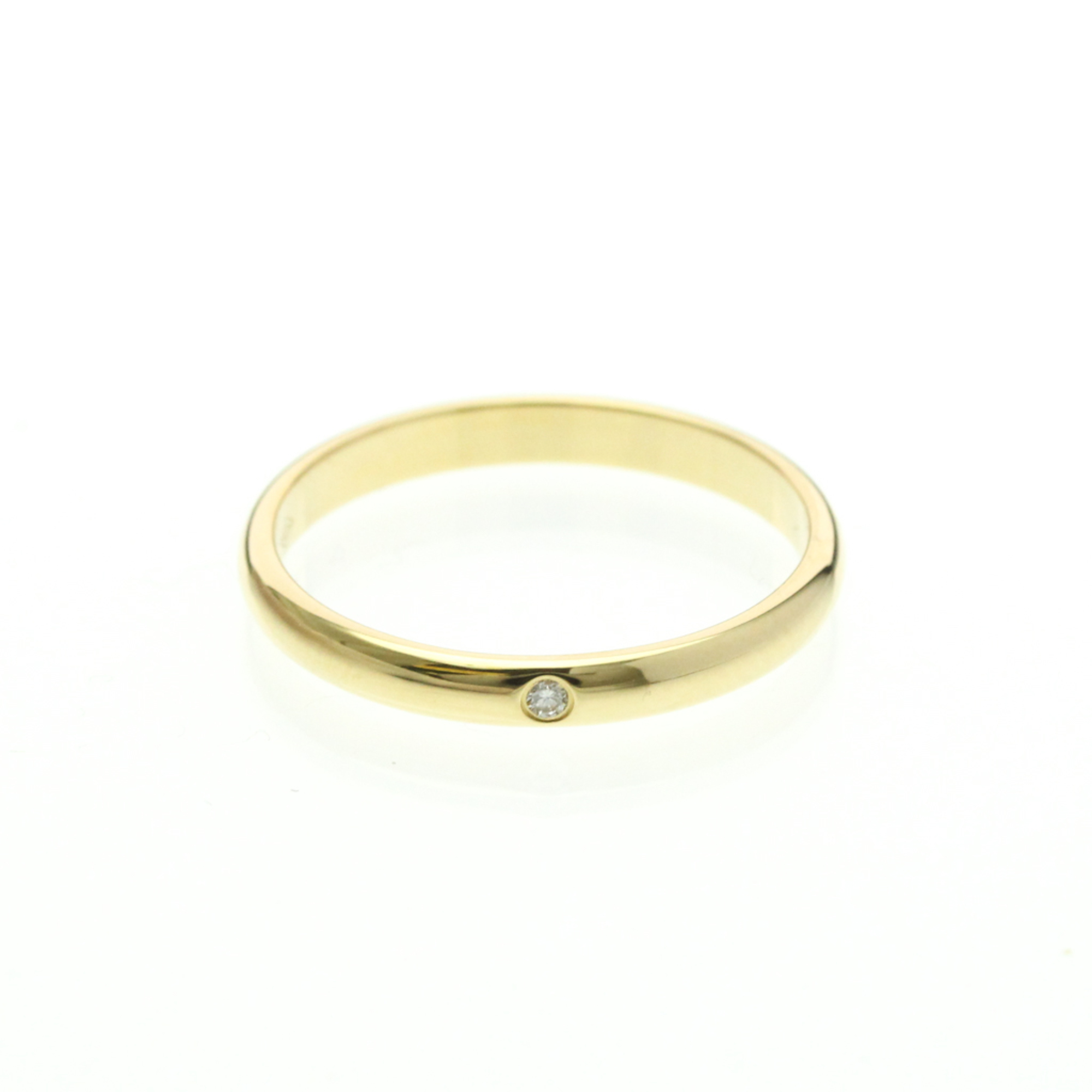 Cartier 1895 Wedding Ring With 1 Diamond Yellow Gold (18K) Fashion Diamond Band Ring Gold