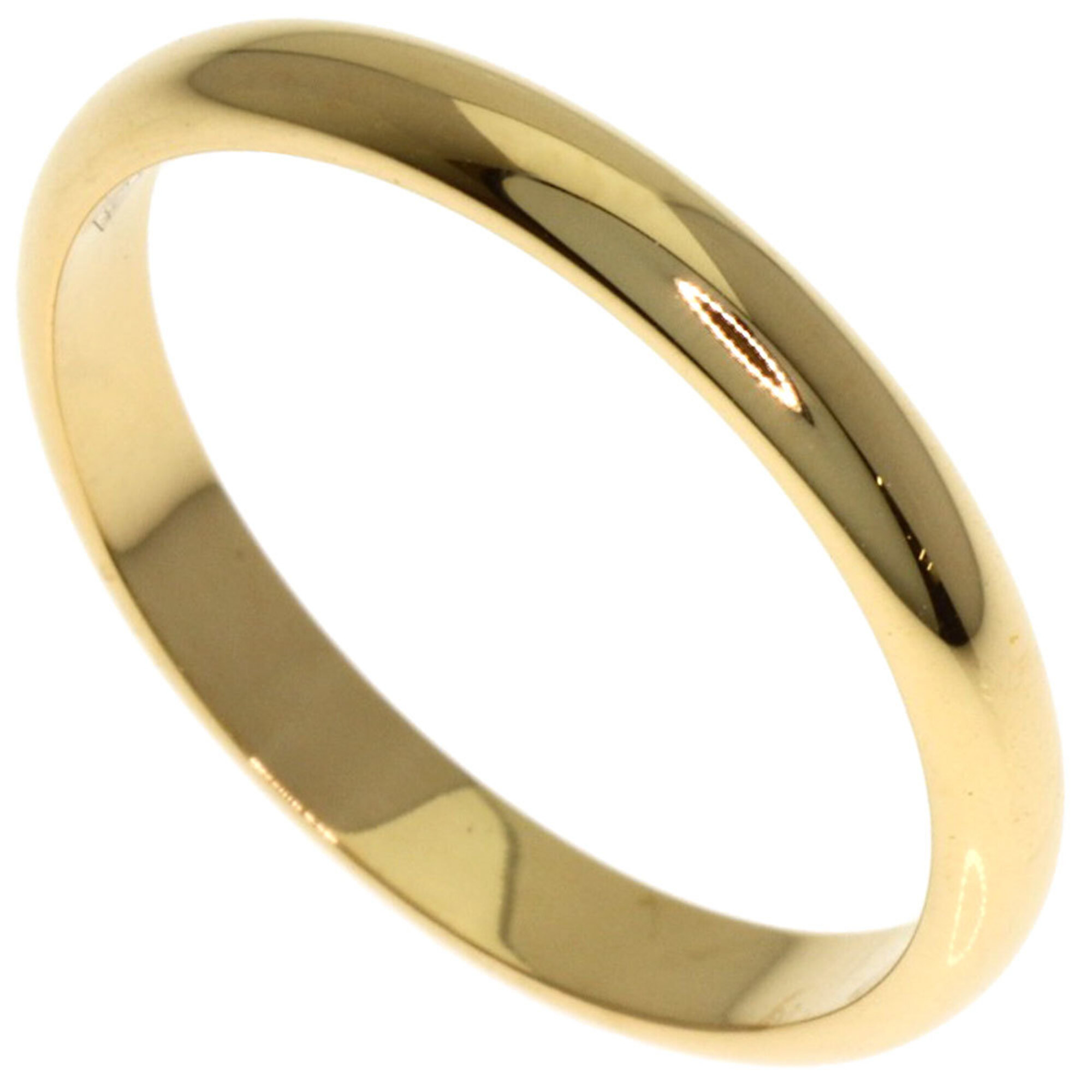Cartier 1895 Wedding Ring #50 18K Yellow Gold Women\'s CARTIER
