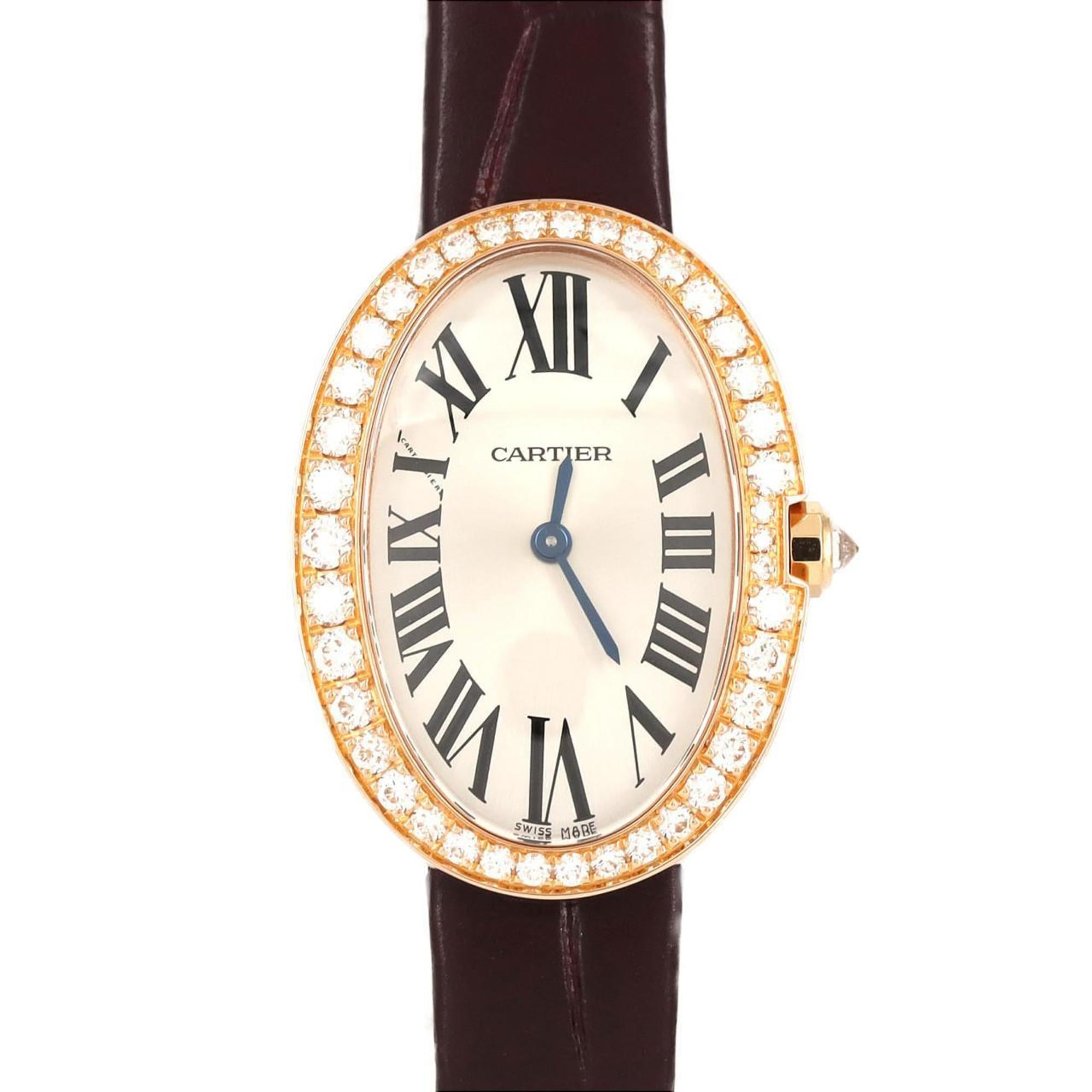 Cartier Baignoire SM PG D WB520004 PG/RG Quartz Watch