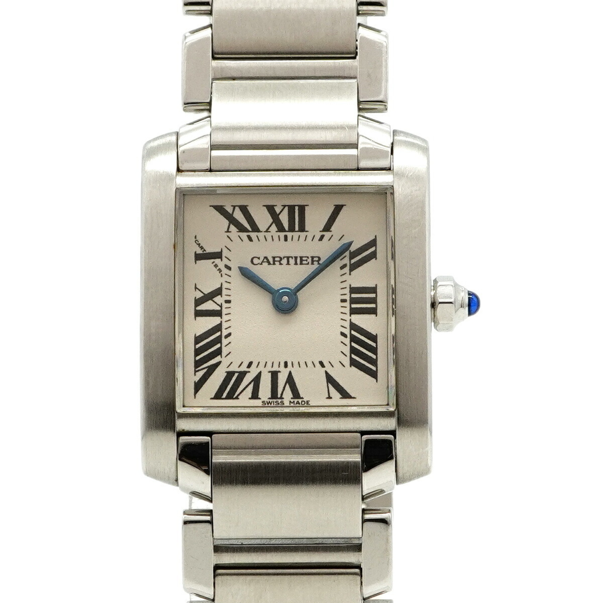 Cartier Tank Franaise SM W51008Q3 Ivory Dial Women\'s Watch