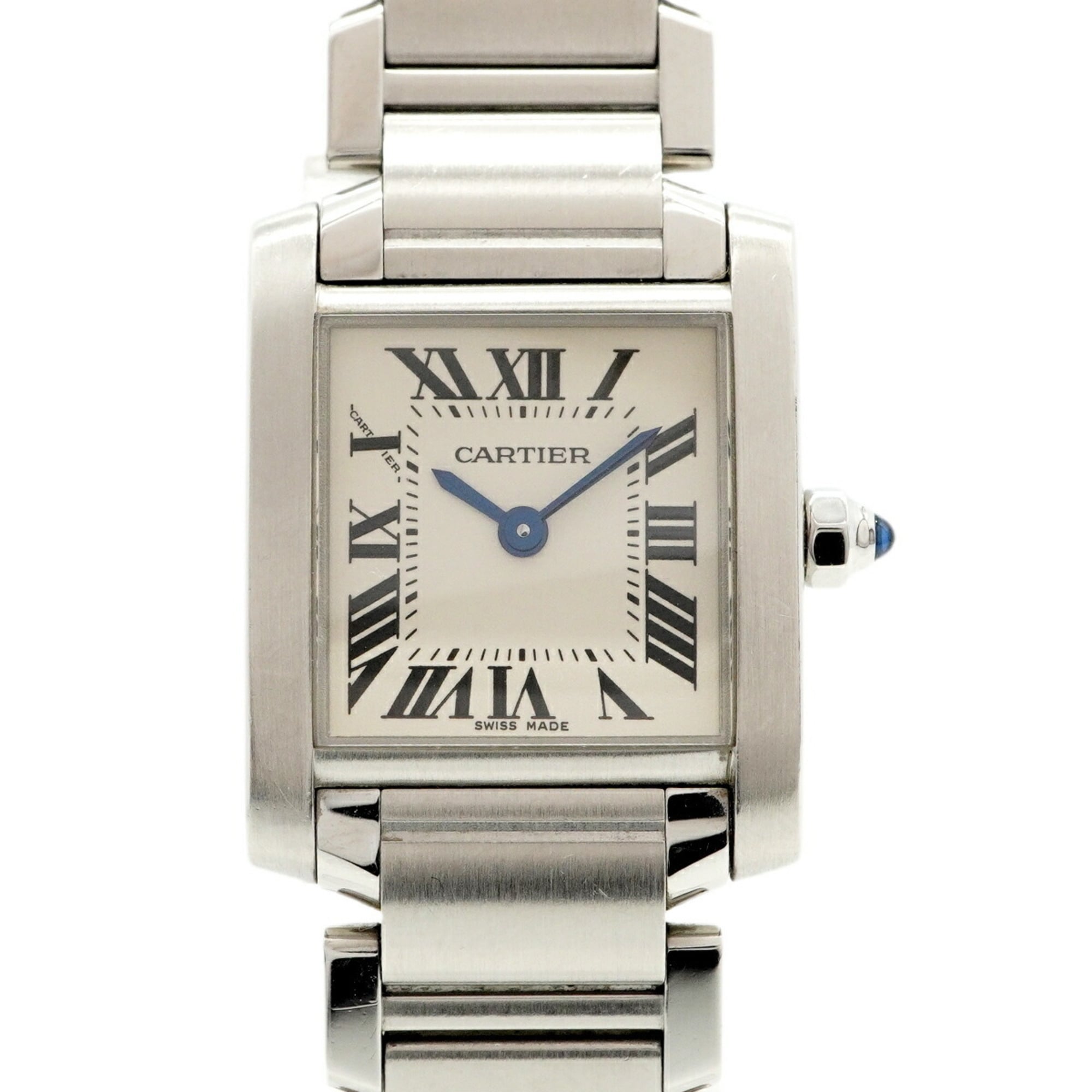 Cartier Tank Franaise SM W51008Q3 White Dial Women\'s Watch