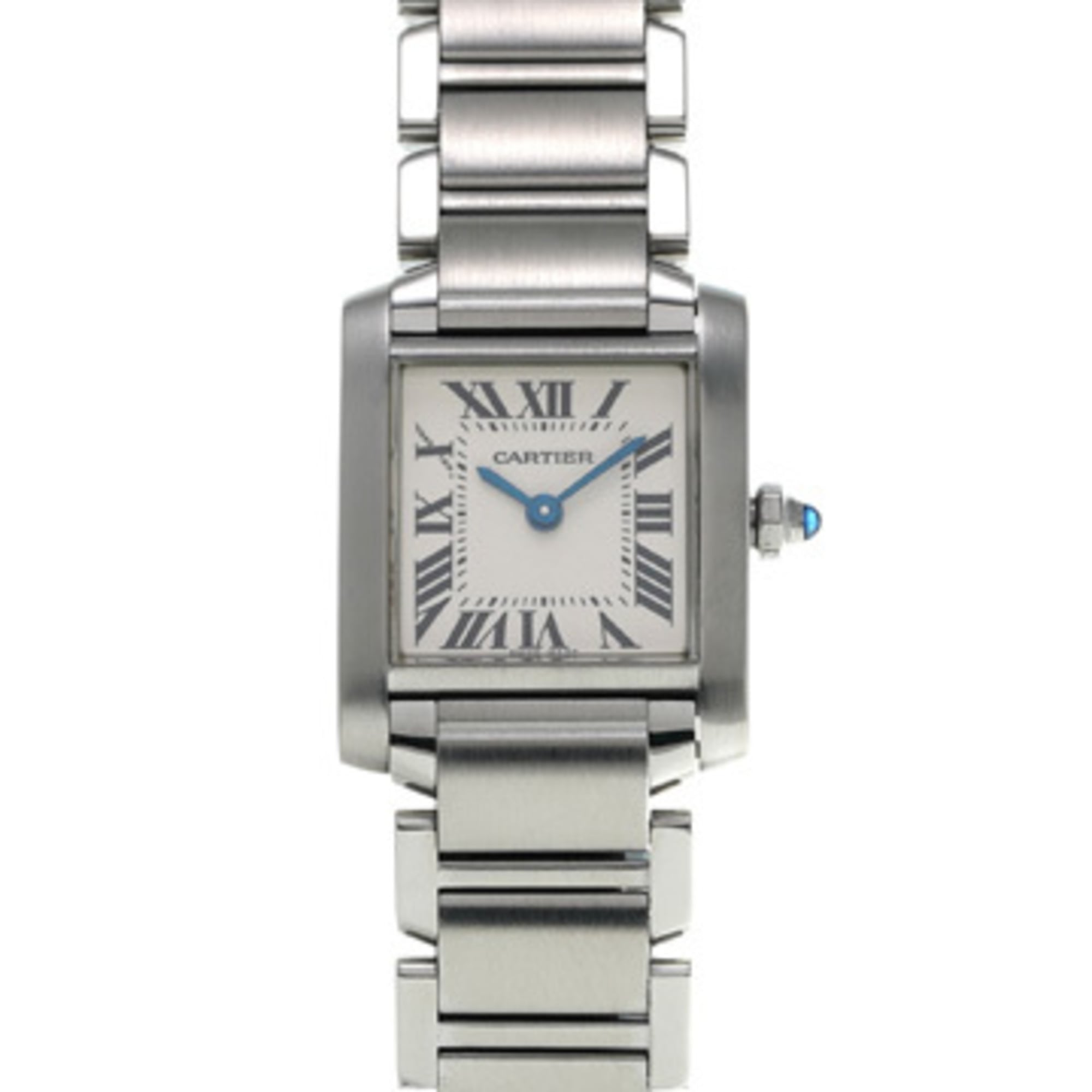 Cartier Tank Franaise SM W51008Q3 Silver Women\'s Quartz Watch (Pre-owned) - Ginzo
