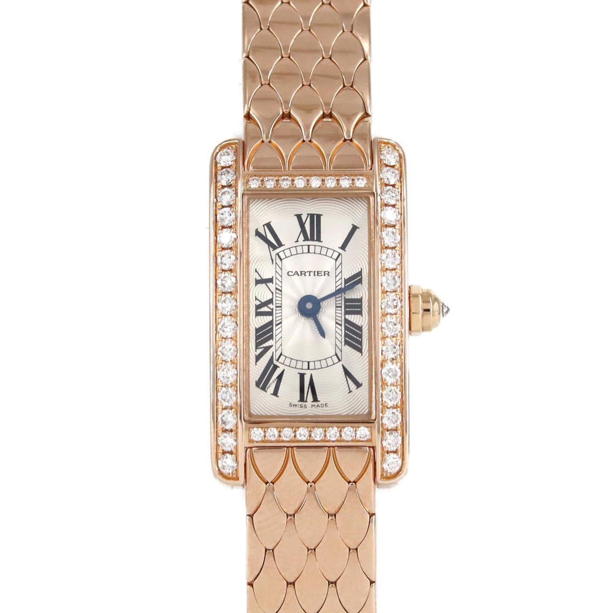 Cartier Mini Tank Americaine PG D WB710012 PG/RG Wristwatch Quartz