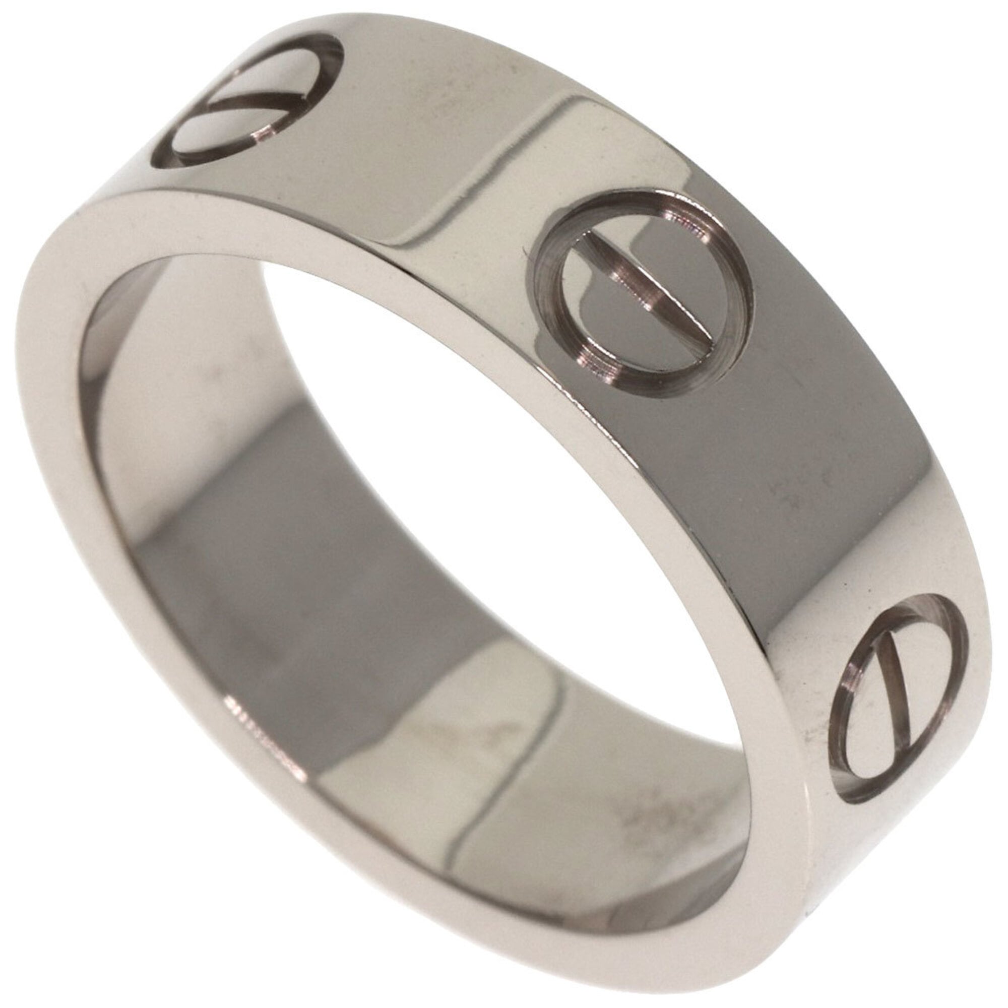 Cartier Love Ring #49, 18K White Gold, Women\'s Ring, CARTIER