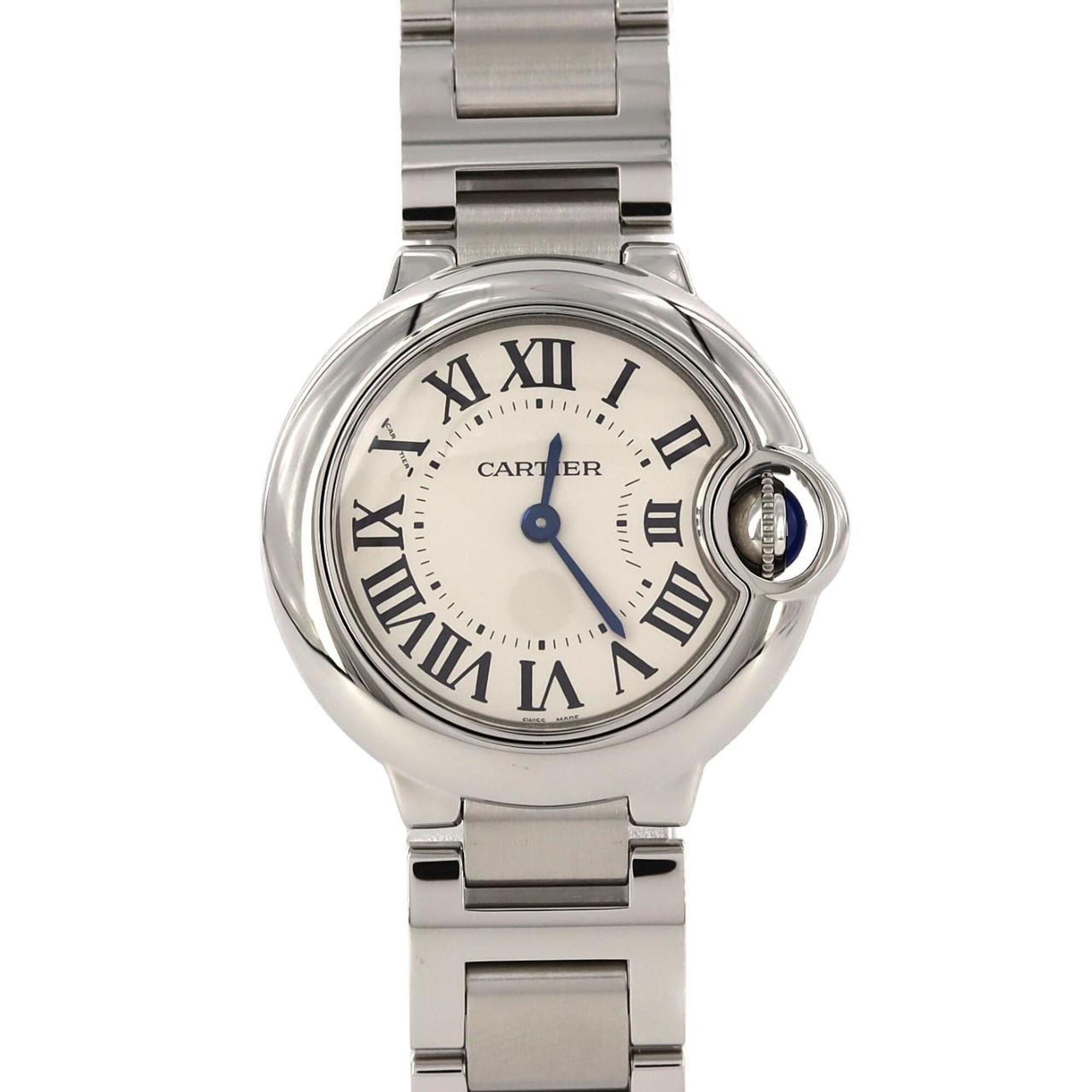 Cartier Ballon Bleu SM W69010Z4 SS Quartz Watch