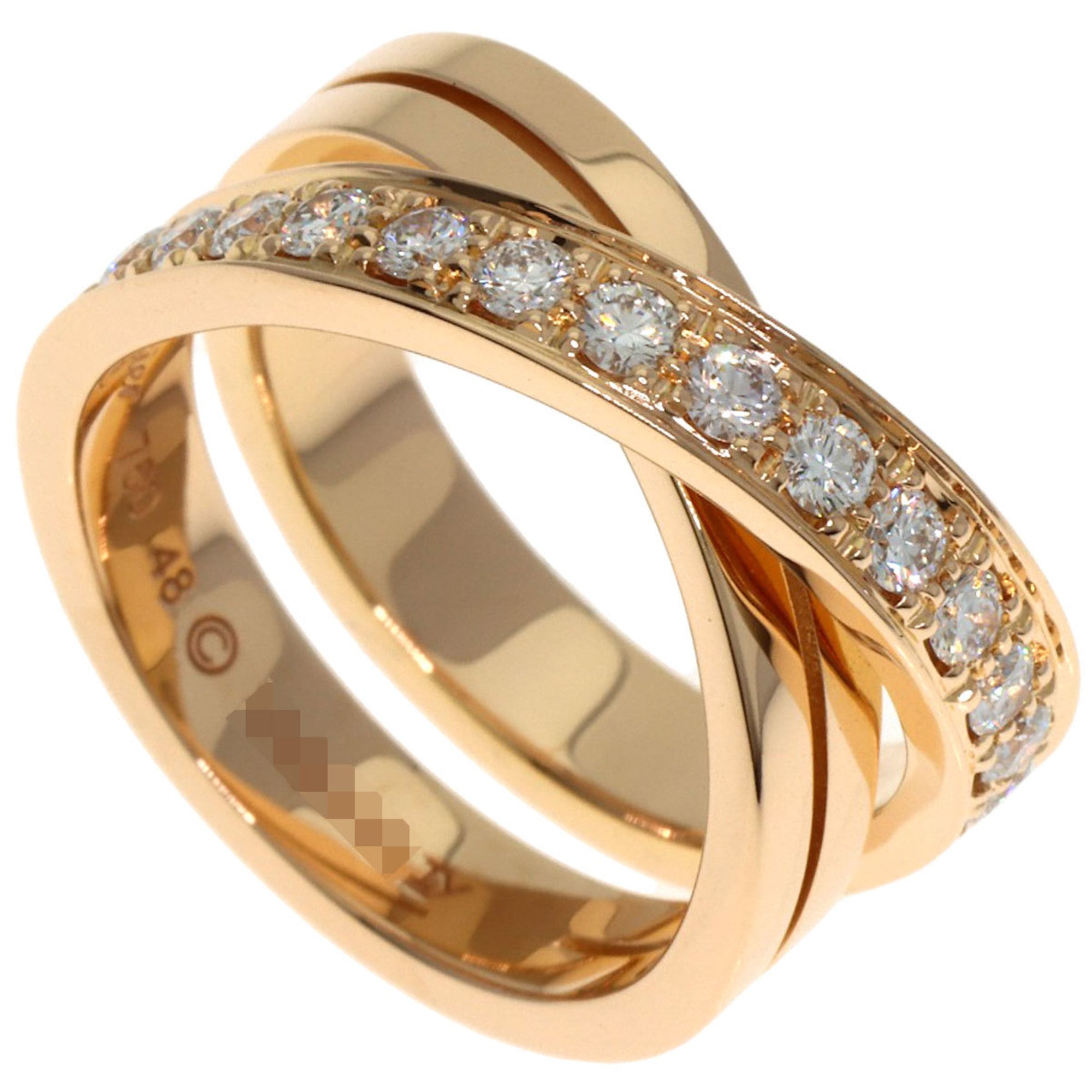 Cartier Etincel de Diamond #48 Ring in 18K Pink Gold for Women