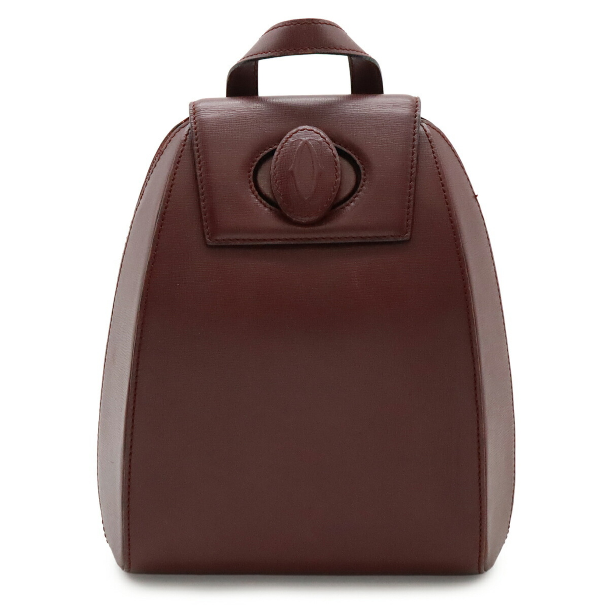 Cartier Must Backpack, Leather, Bordeaux, L1000215