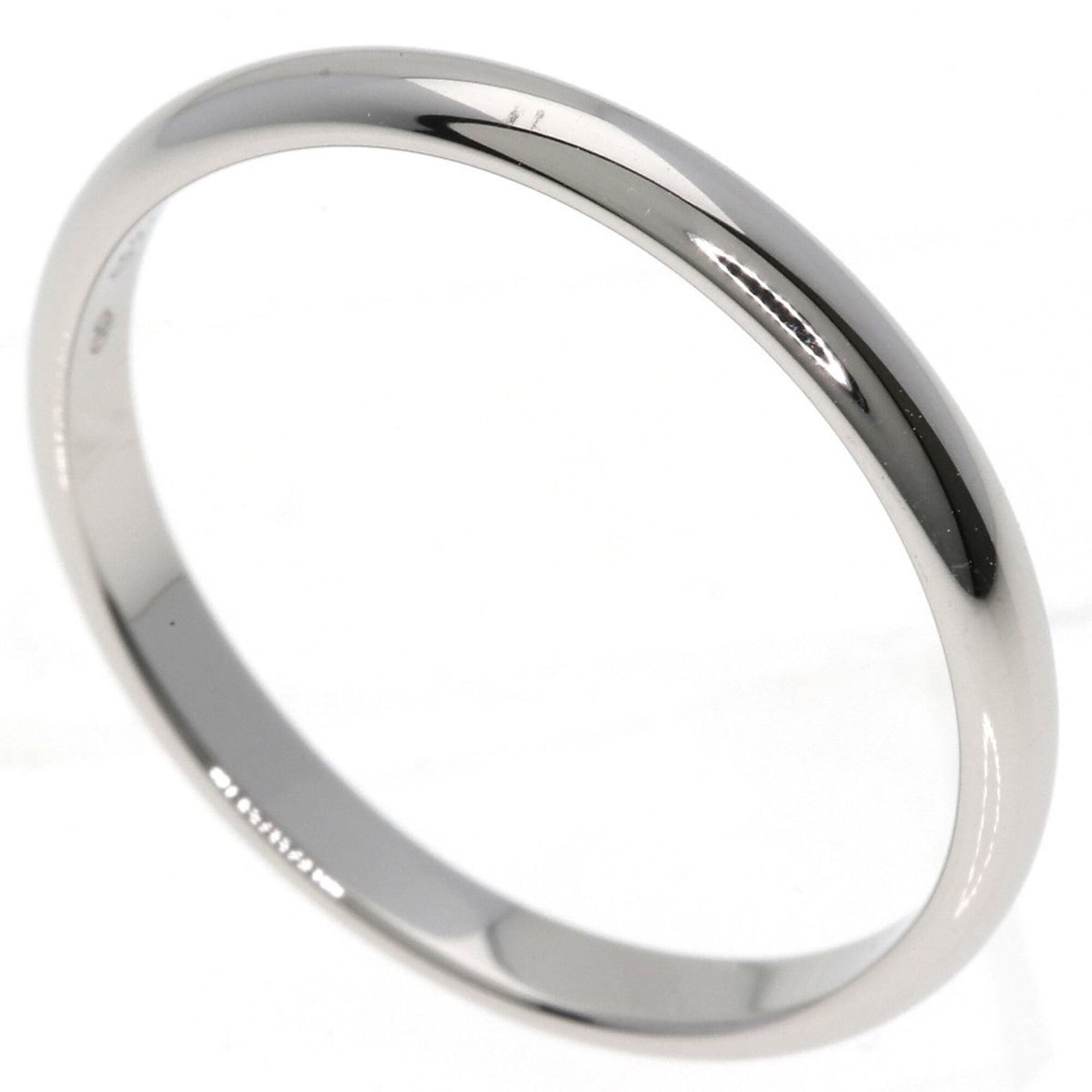 Cartier Wedding Ring #56, Platinum PT950, Women\'s, CARTIER