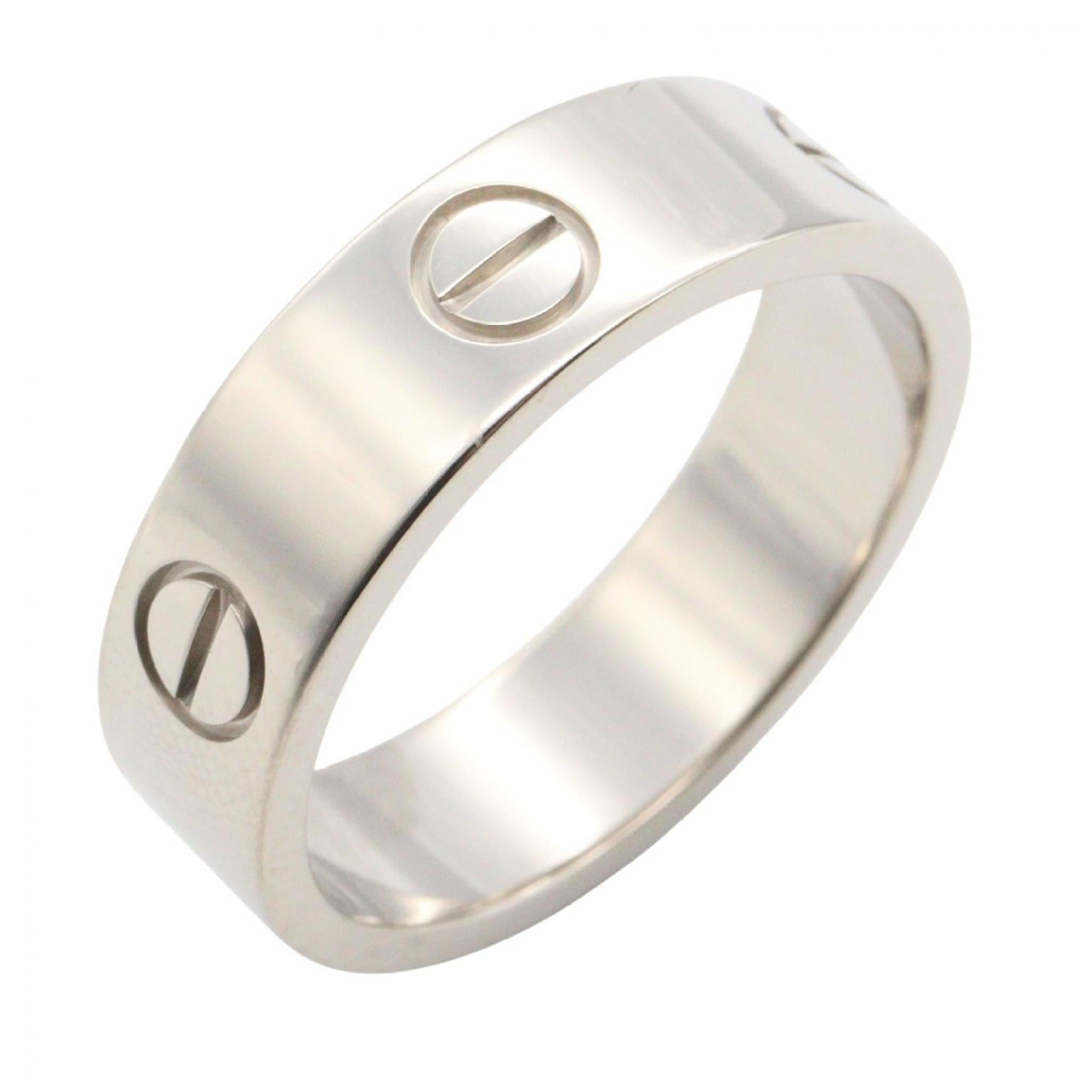 Cartier Love Ring, 18K White Gold (18KWG), Silver Tone, B4084700