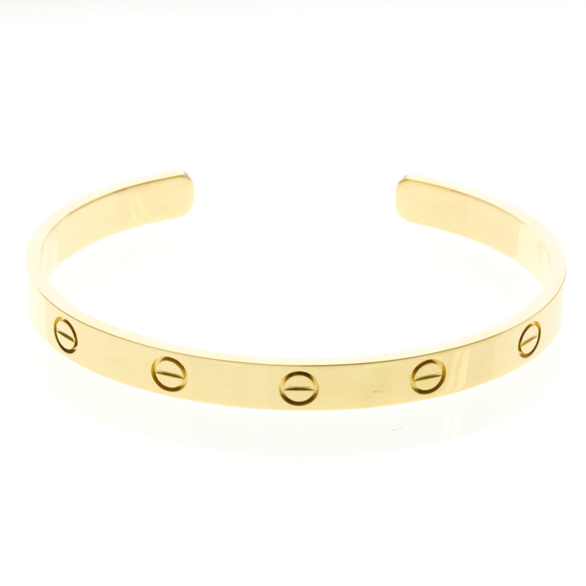 Cartier Love Open Bangle Yellow Gold (18K) No Stone Bangle Gold