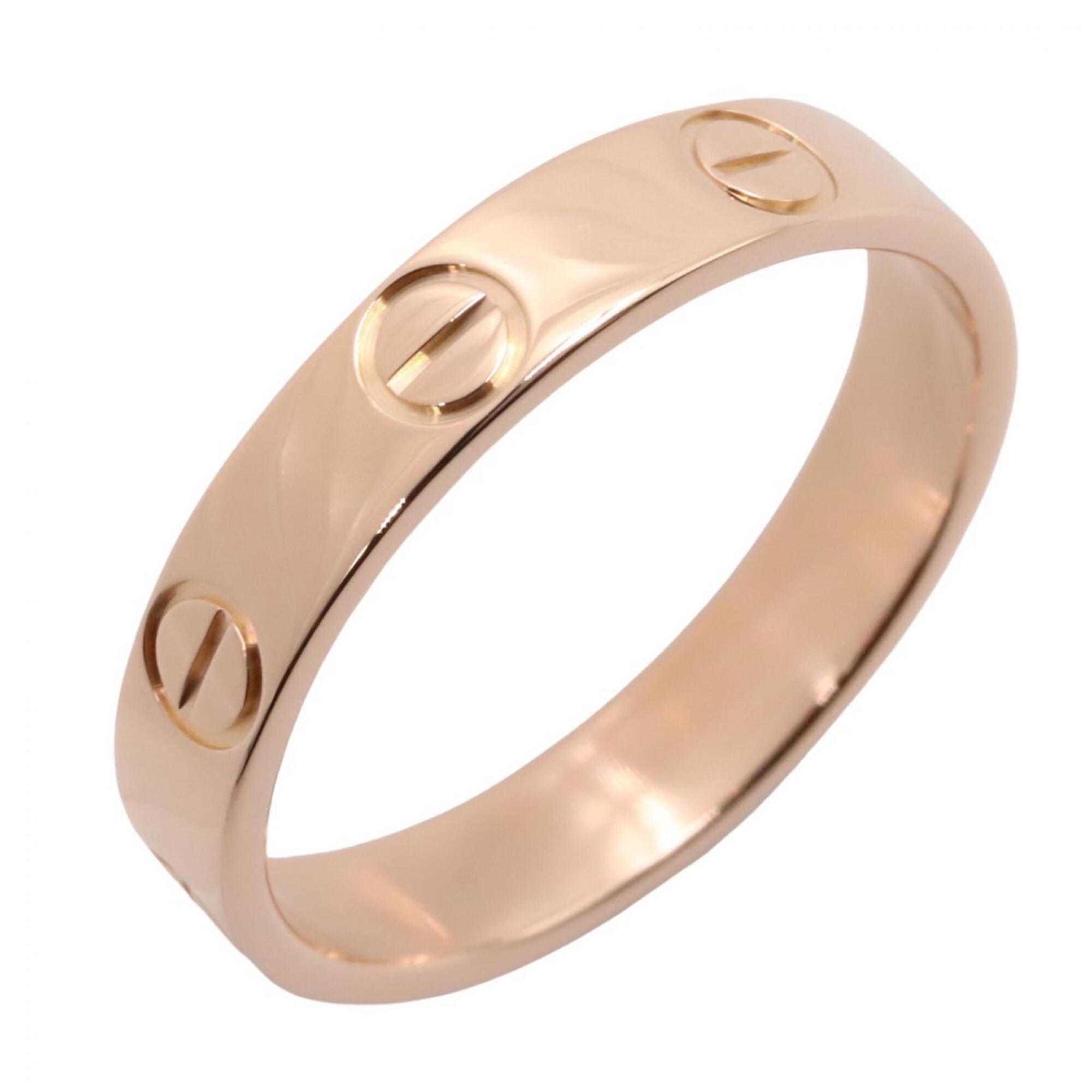 Cartier Mini Love Ring, 18K Pink Gold (PG), Women\'s Jewelry, Tone