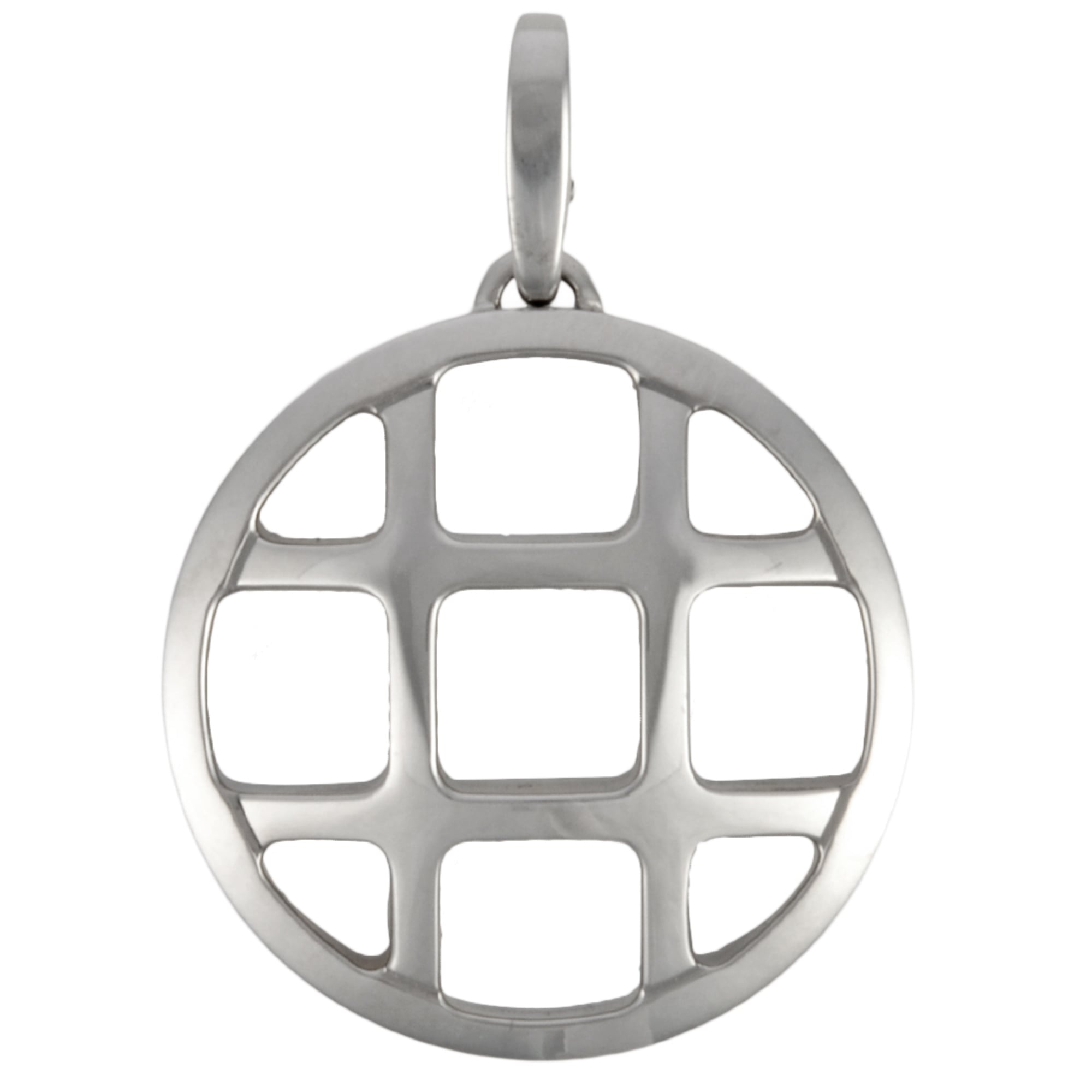 Cartier Pasha Grid Charm Pendant Top, 18K White Gold, 19.7g