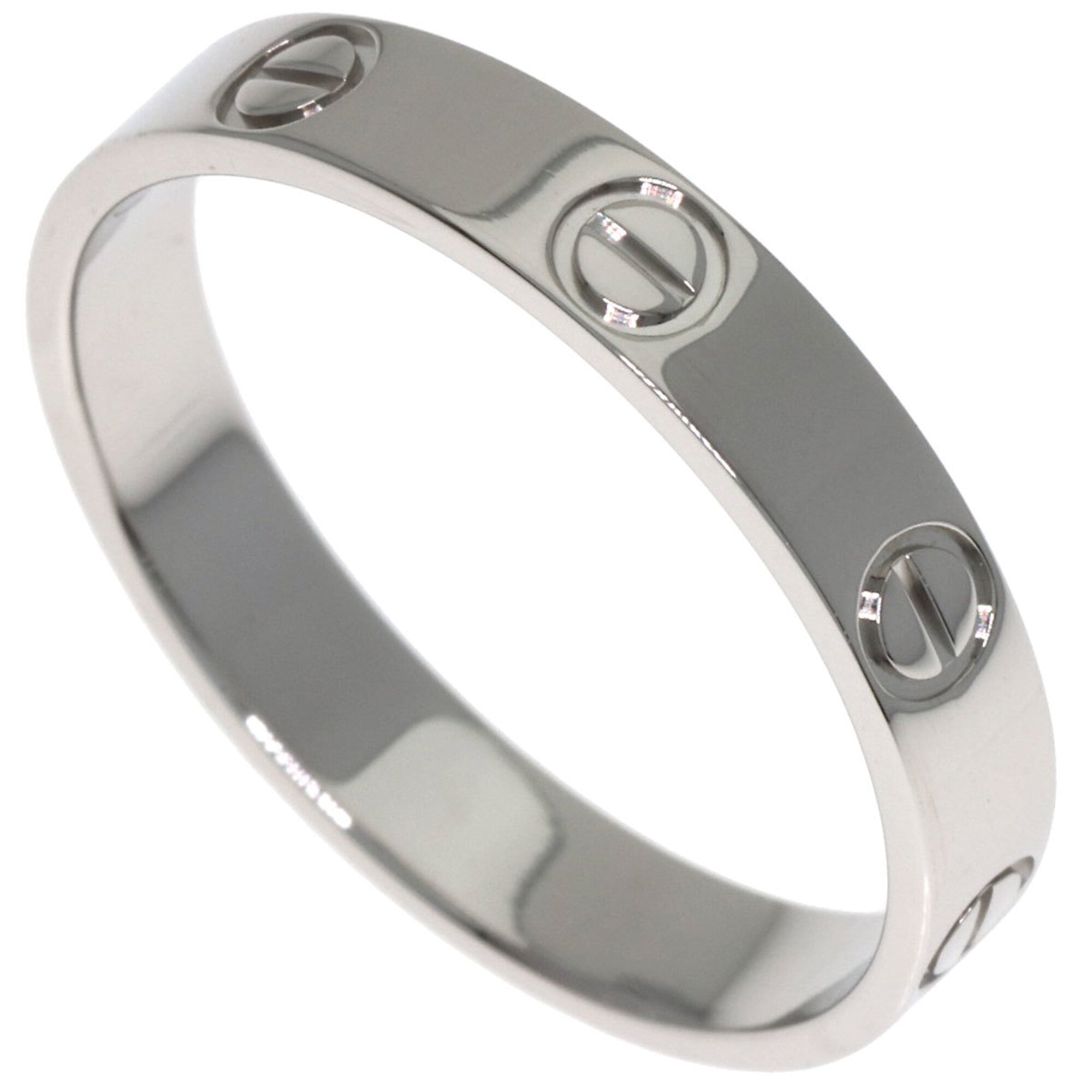 Cartier Mini Love Ring #57, Platinum PT950, Women\'s Ring, CARTIER