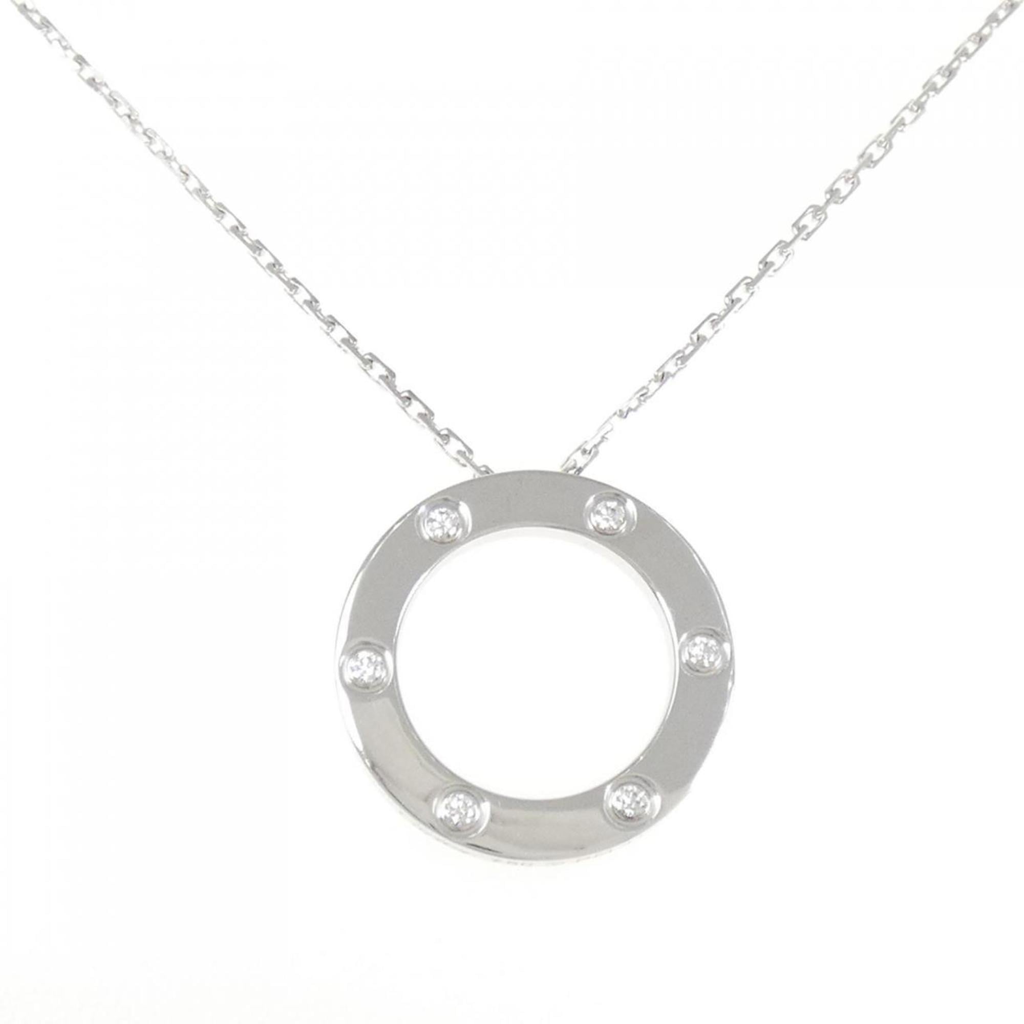 Cartier Love Necklace Full Diamond