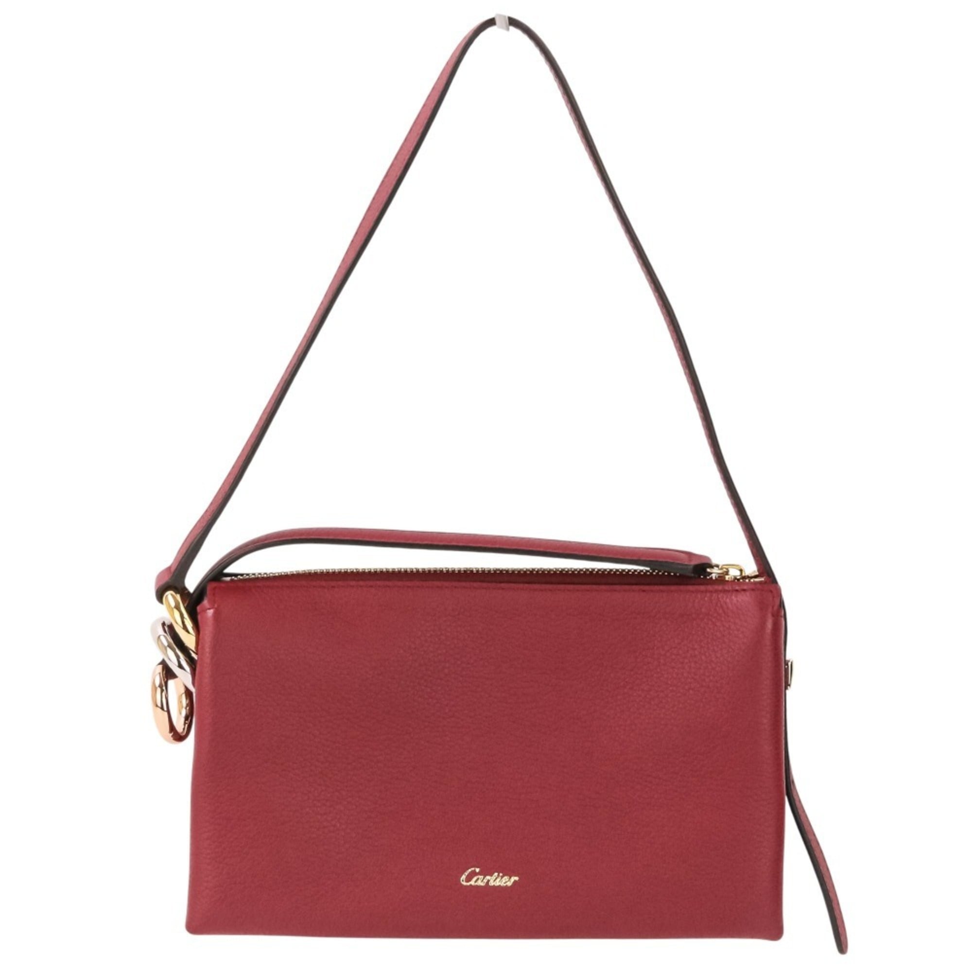 Cartier Trinity Mini Shoulder Bag L1002469 Ruby Red Women\'s