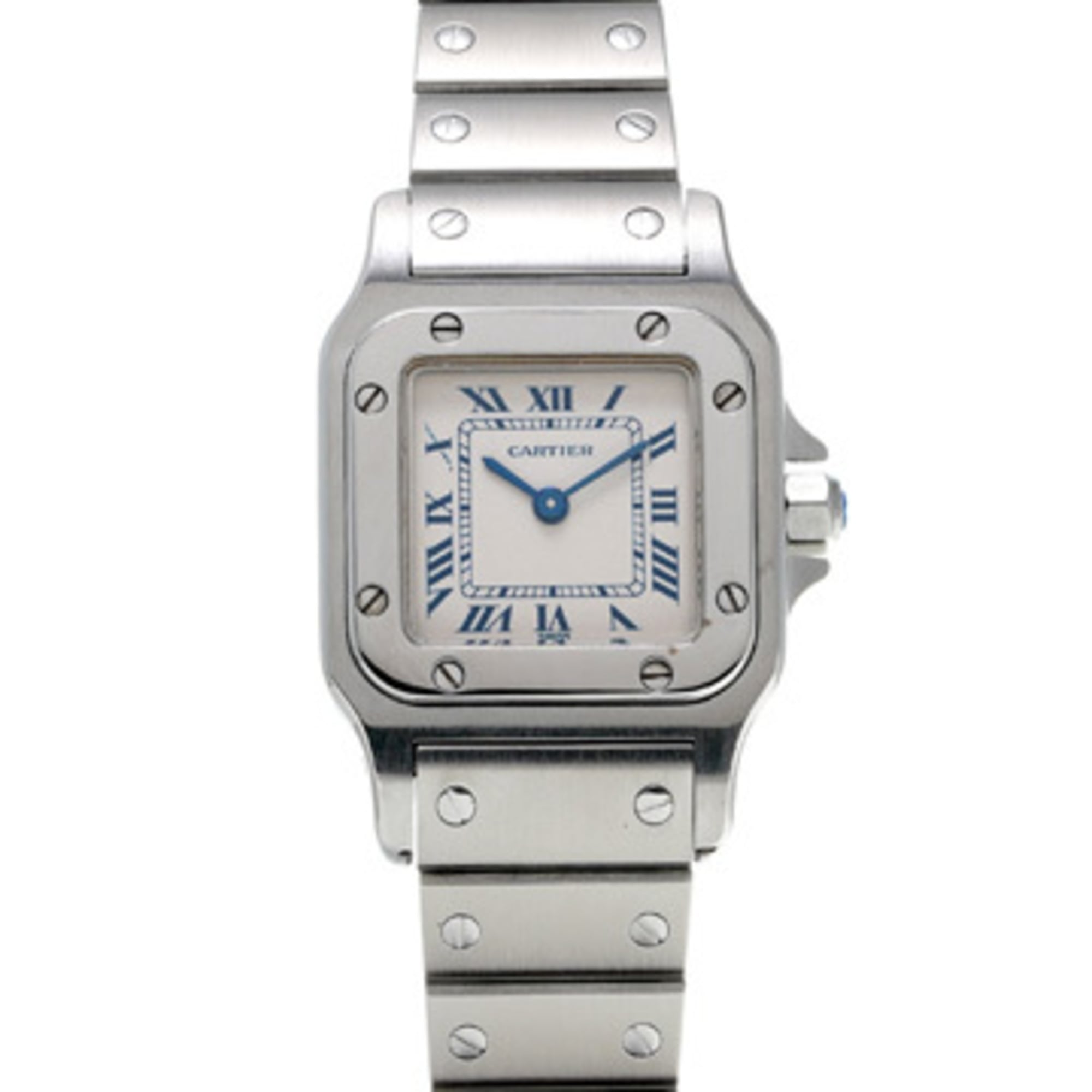 Cartier Santos Galbee SM W20017D6 White Women\'s Quartz Watch (Pre-owned) - Ginzo