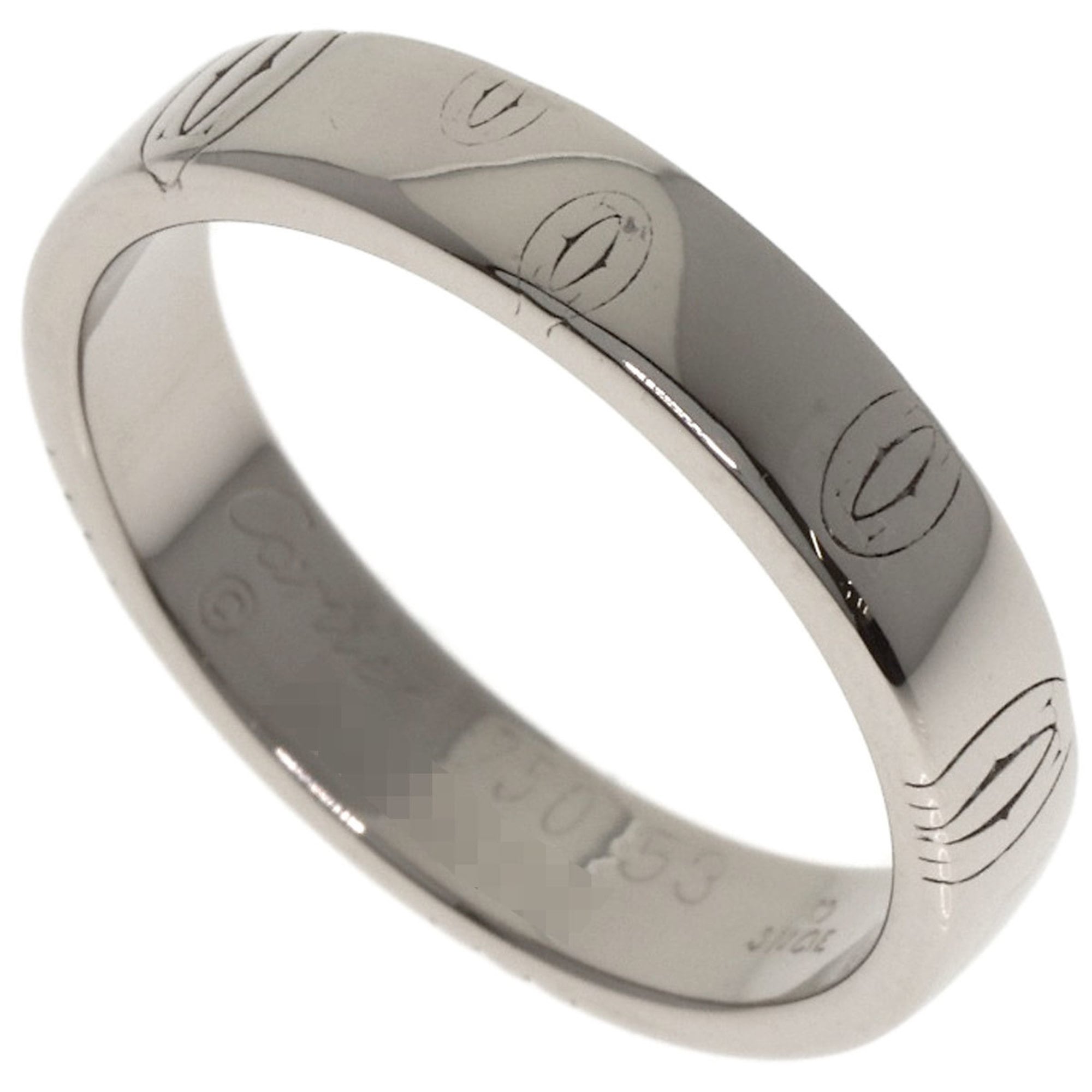 Cartier Happy Birthday #53 Ring, 18K White Gold, Women\'s