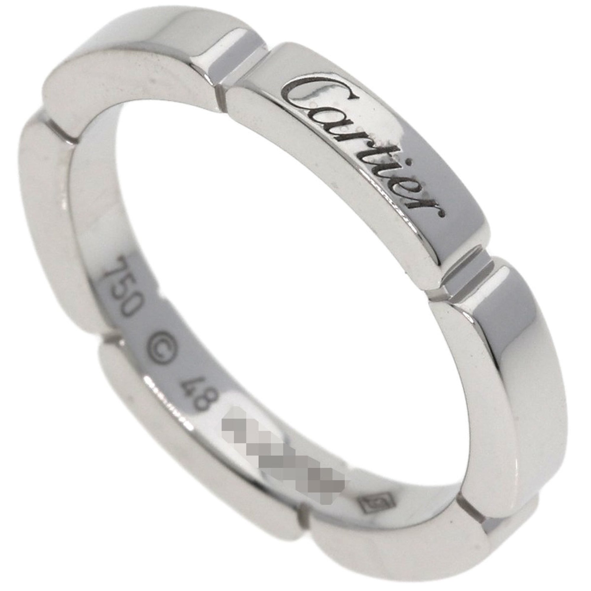 Cartier Maillon Panthre #48 Ring in 18K White Gold for Women